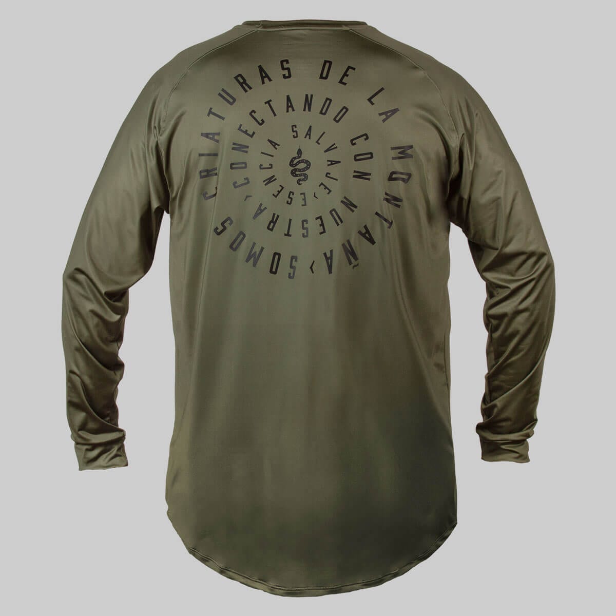 JERSEY SALVAJE MANGA LARGA VERDE MILITAR - imagen 1