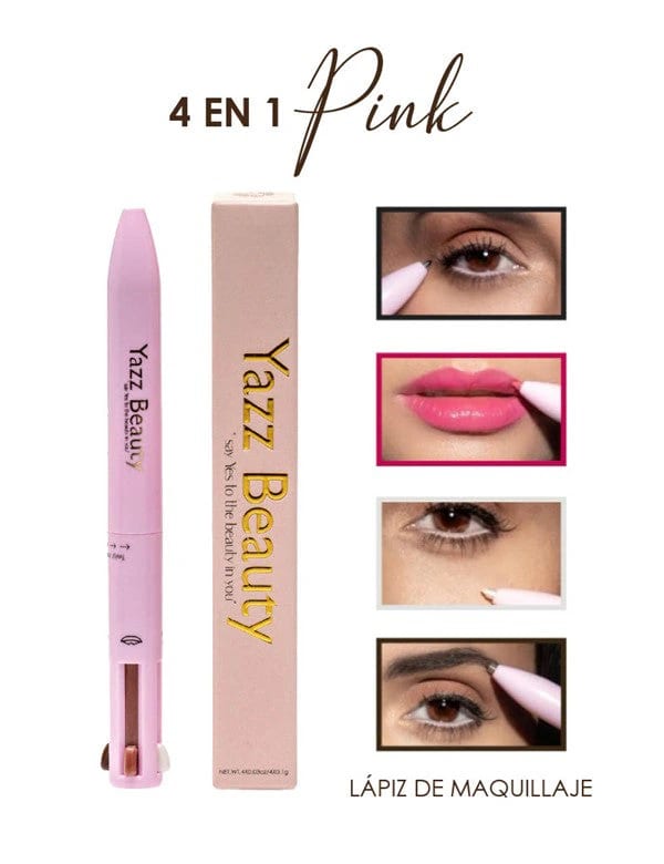 Lapiz 4 En 1 Pink Rosa - imagen 2