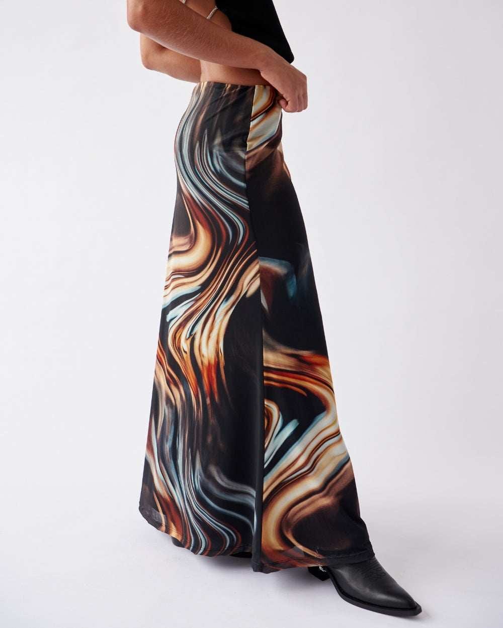 MESH MAXI SKIRT - imagen 1