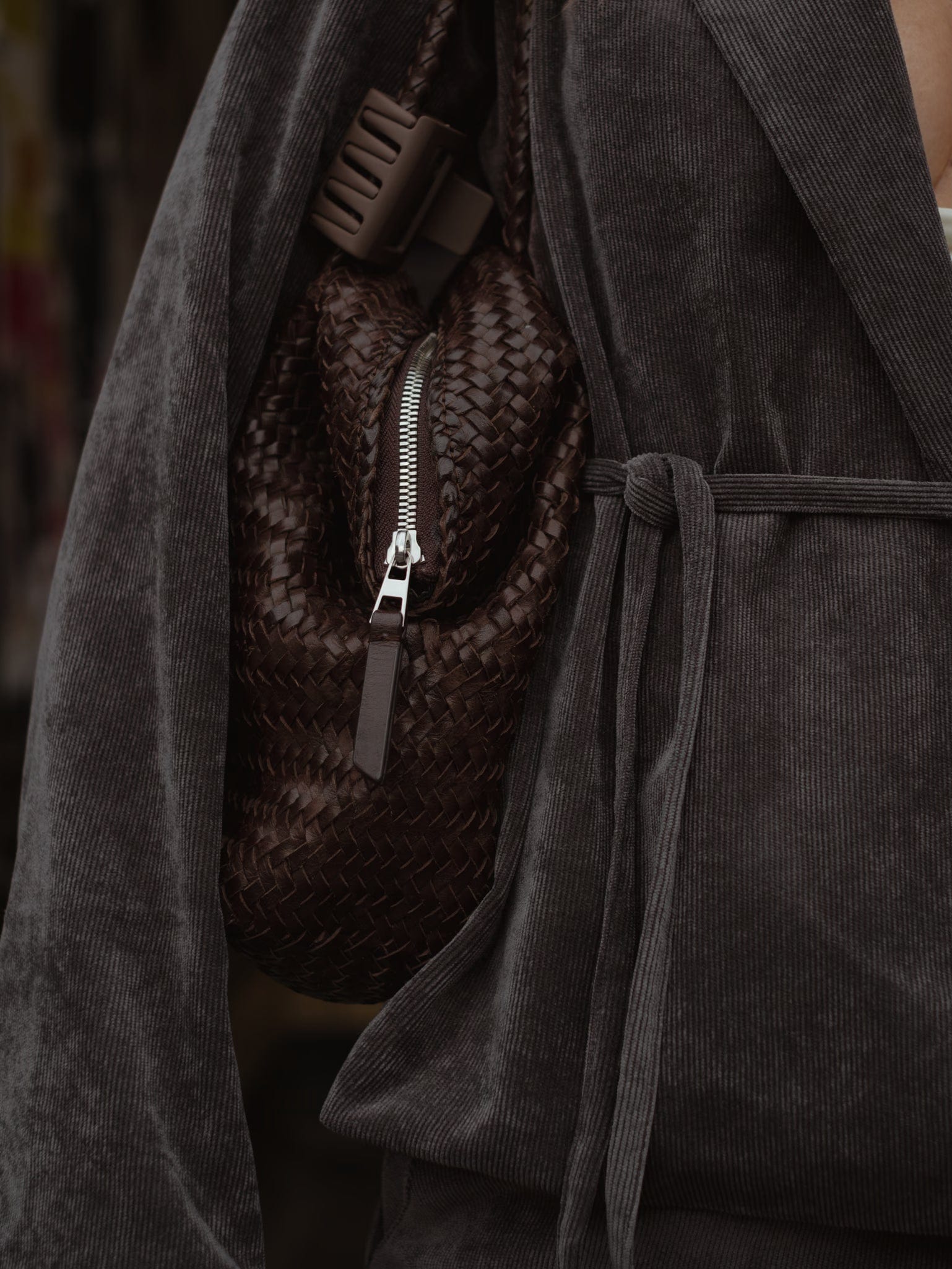 CORD BLAZER - DEEP BROWN - imagen 4