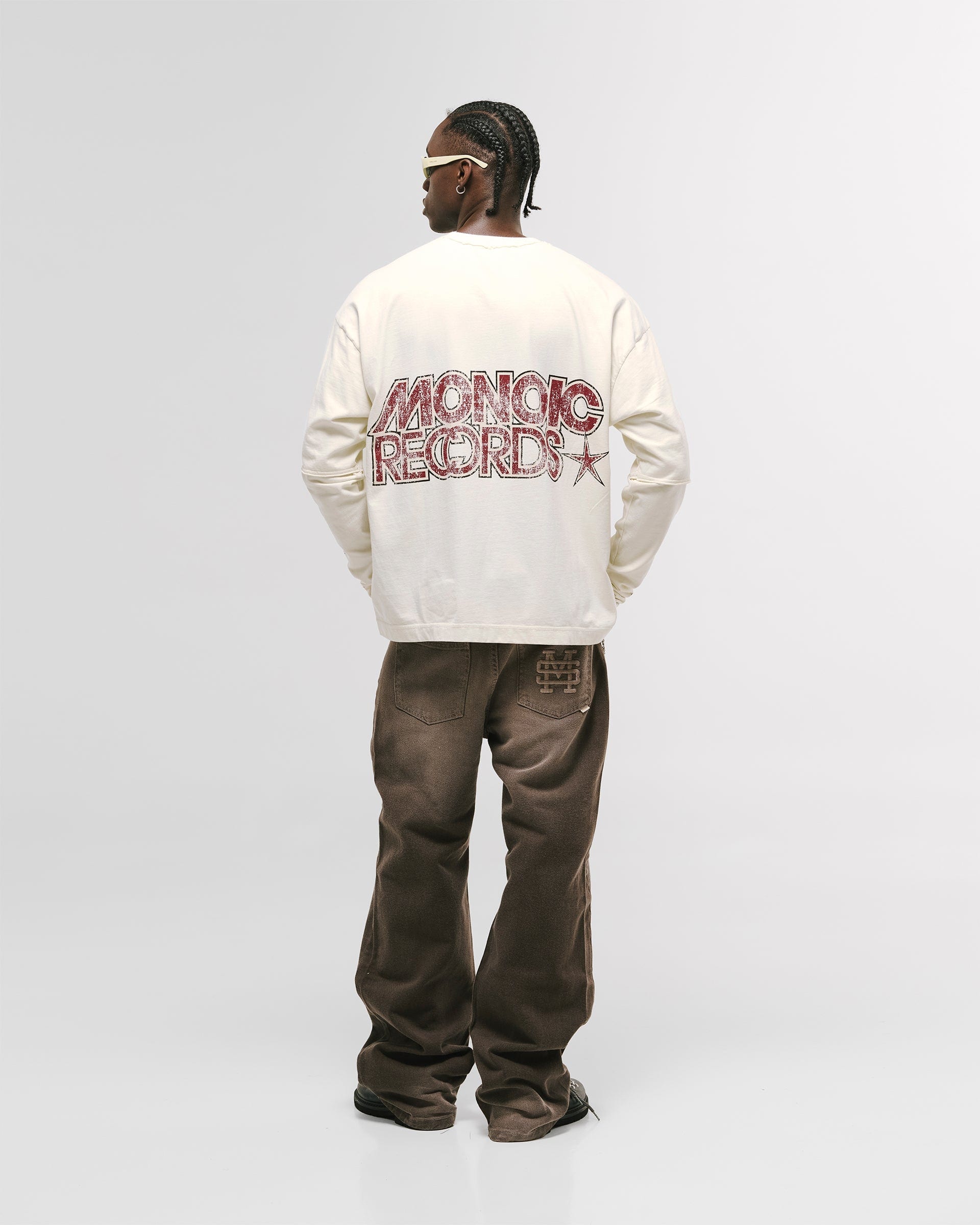 Camiseta Doble Manga Stars – Off White - imagen 2