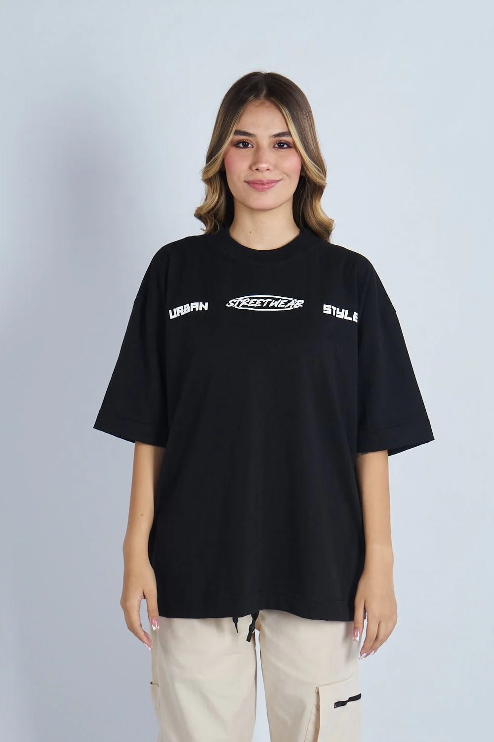 Camiseta oversize estampado Together Negro | DROP 03 | - imagen 7