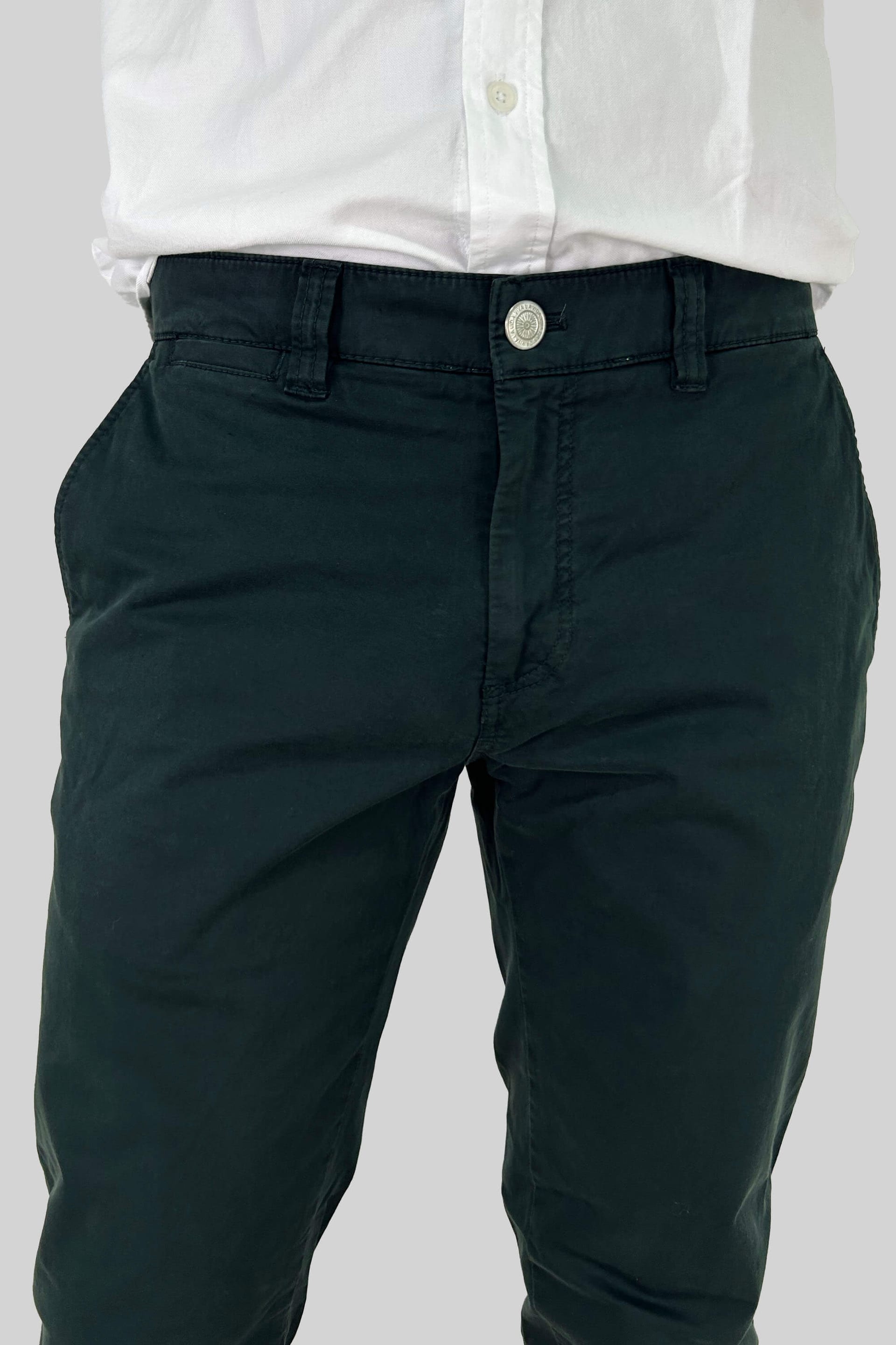 PANTALON CHINO VERDE PETROLEO - imagen 4