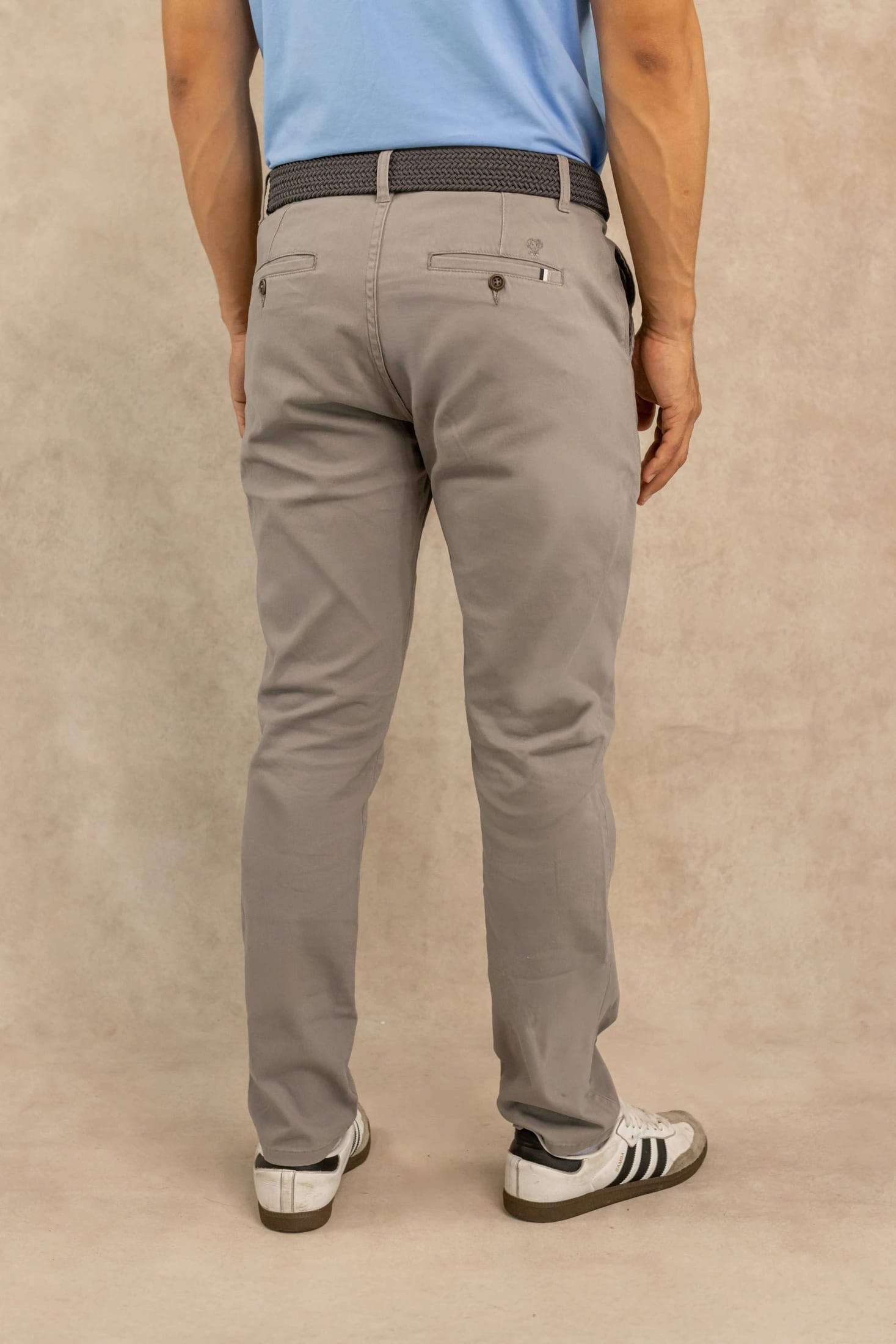 Pantalón Elastico Gris Claro - imagen 4