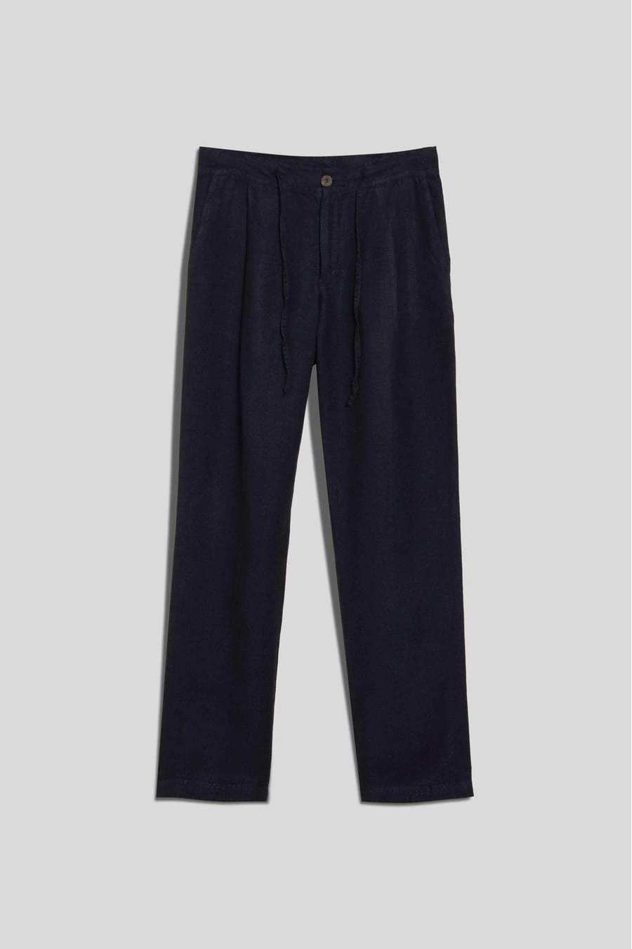 Men's linen pants navy alex - imagen 1