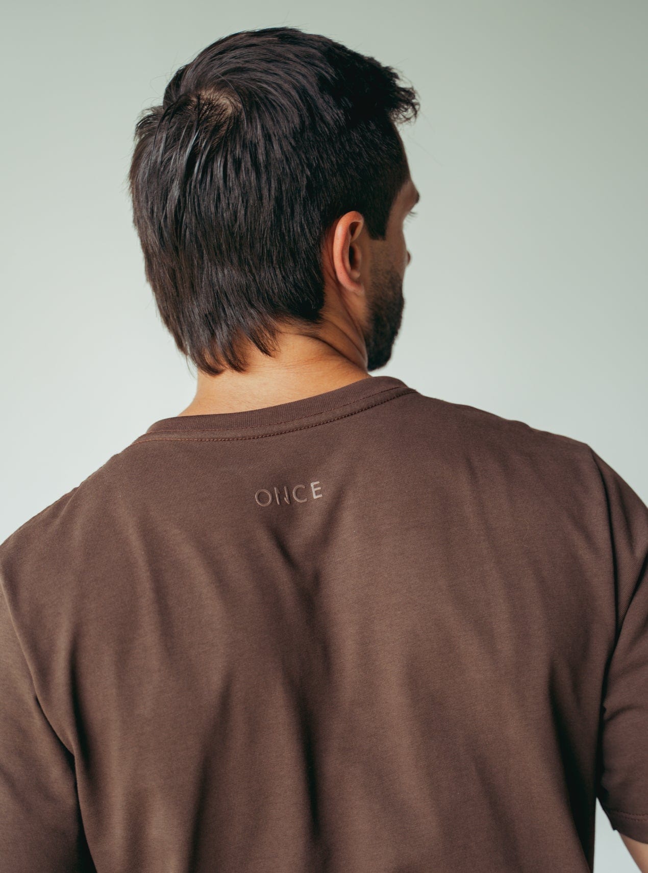 Camiseta Hombre Regular Fit - Brown - imagen 7