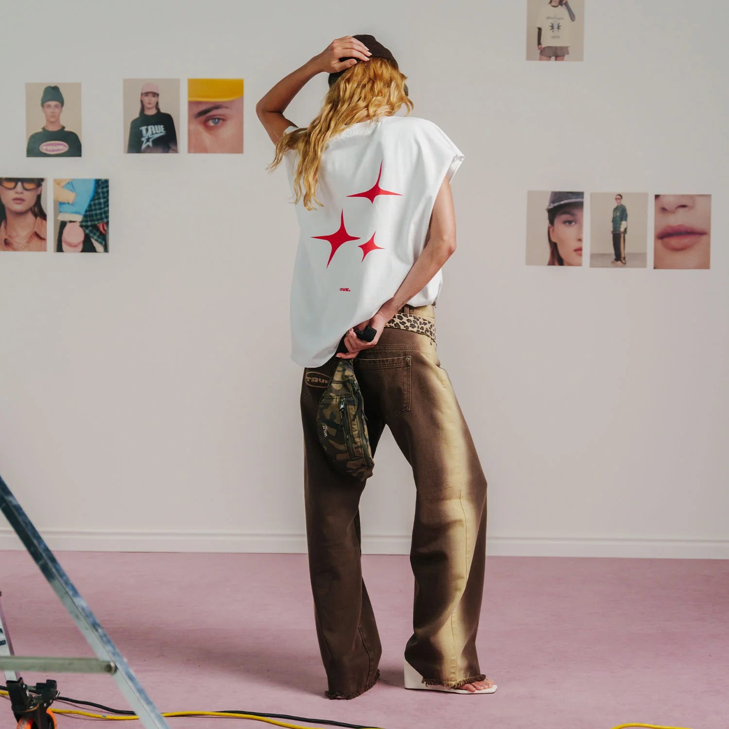 Sideburn Mid-Rise Pants - Brown - imagen 13