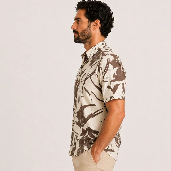 CAMISA MC 75% VISCOSA 25% ALGODON HOMBRE - imagen 2
