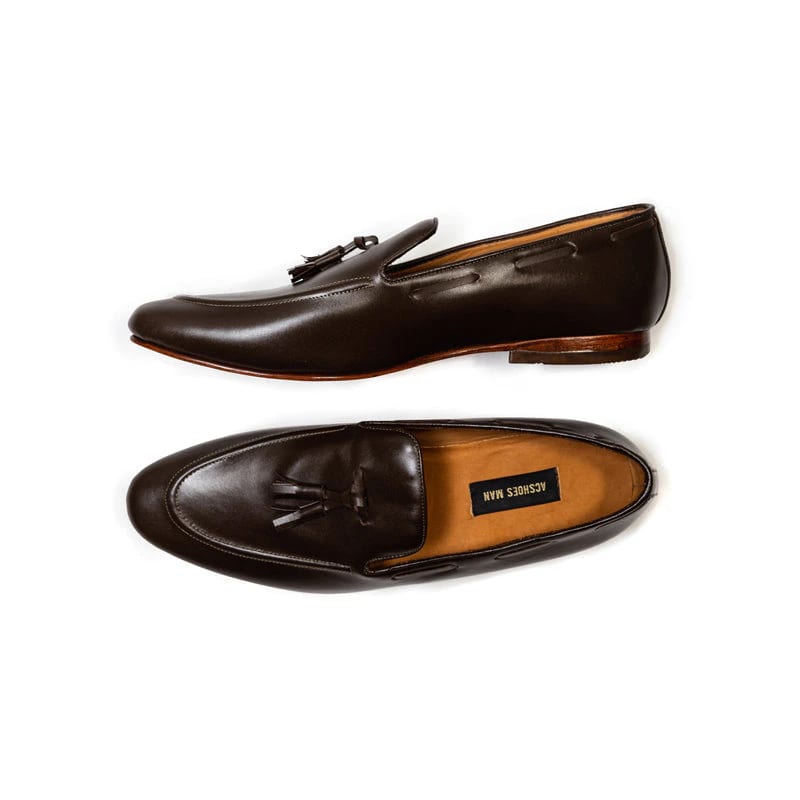 Loafers Cuero Cafe - imagen 3