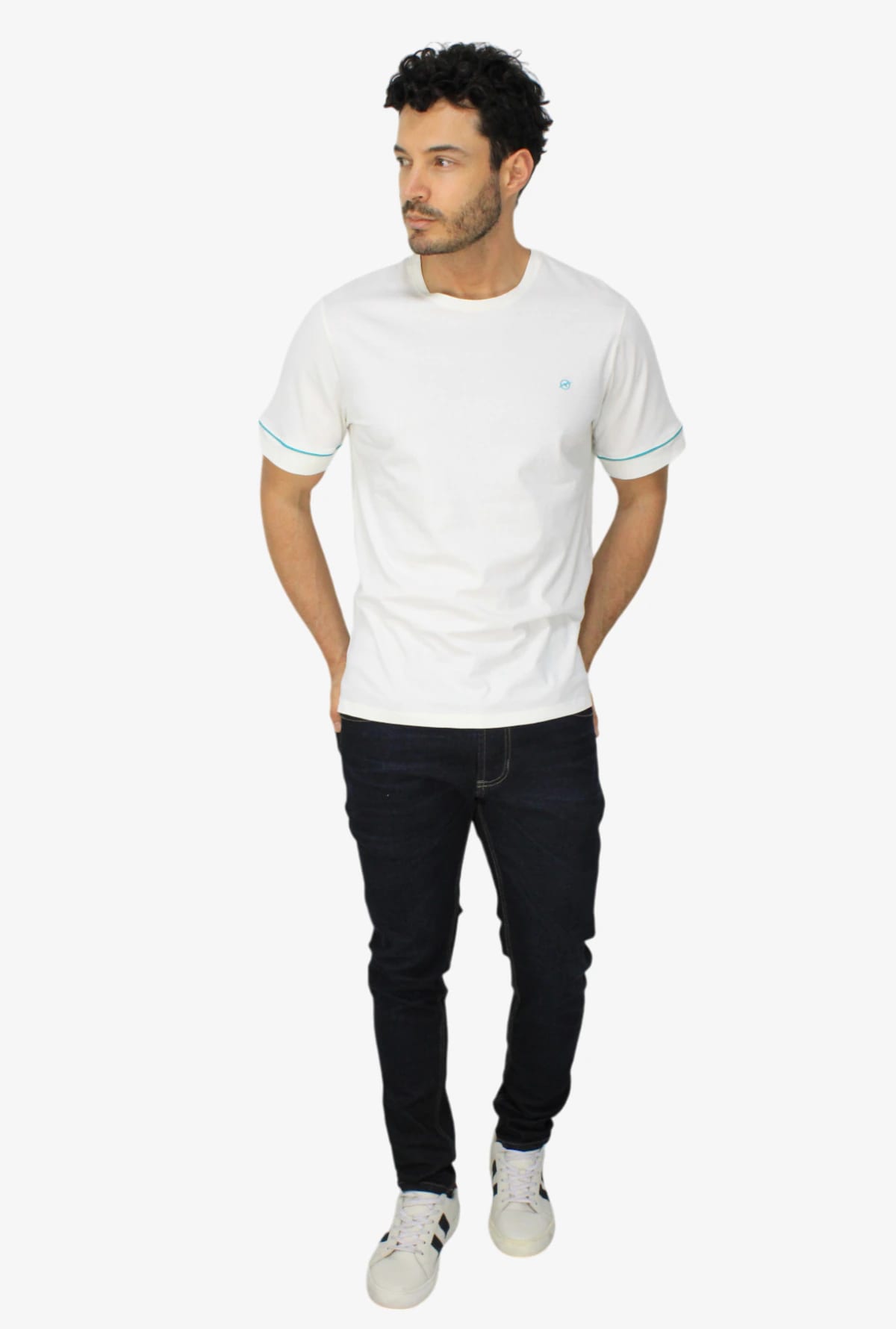 Camiseta Marfil Para Hombre DMTSOUT02 - imagen 2