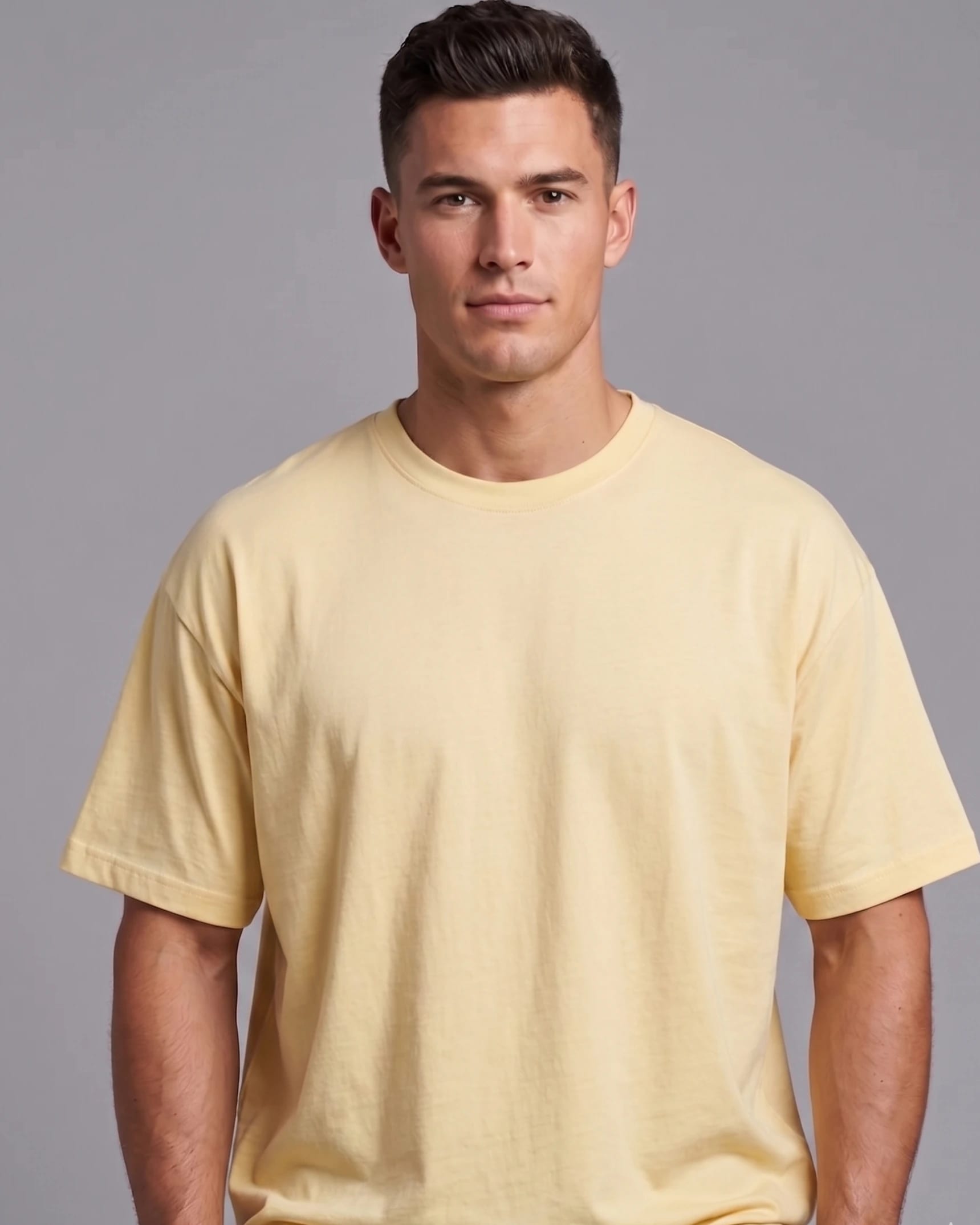 Camiseta Fist Basica Premium Stretch Amarillo - imagen 1