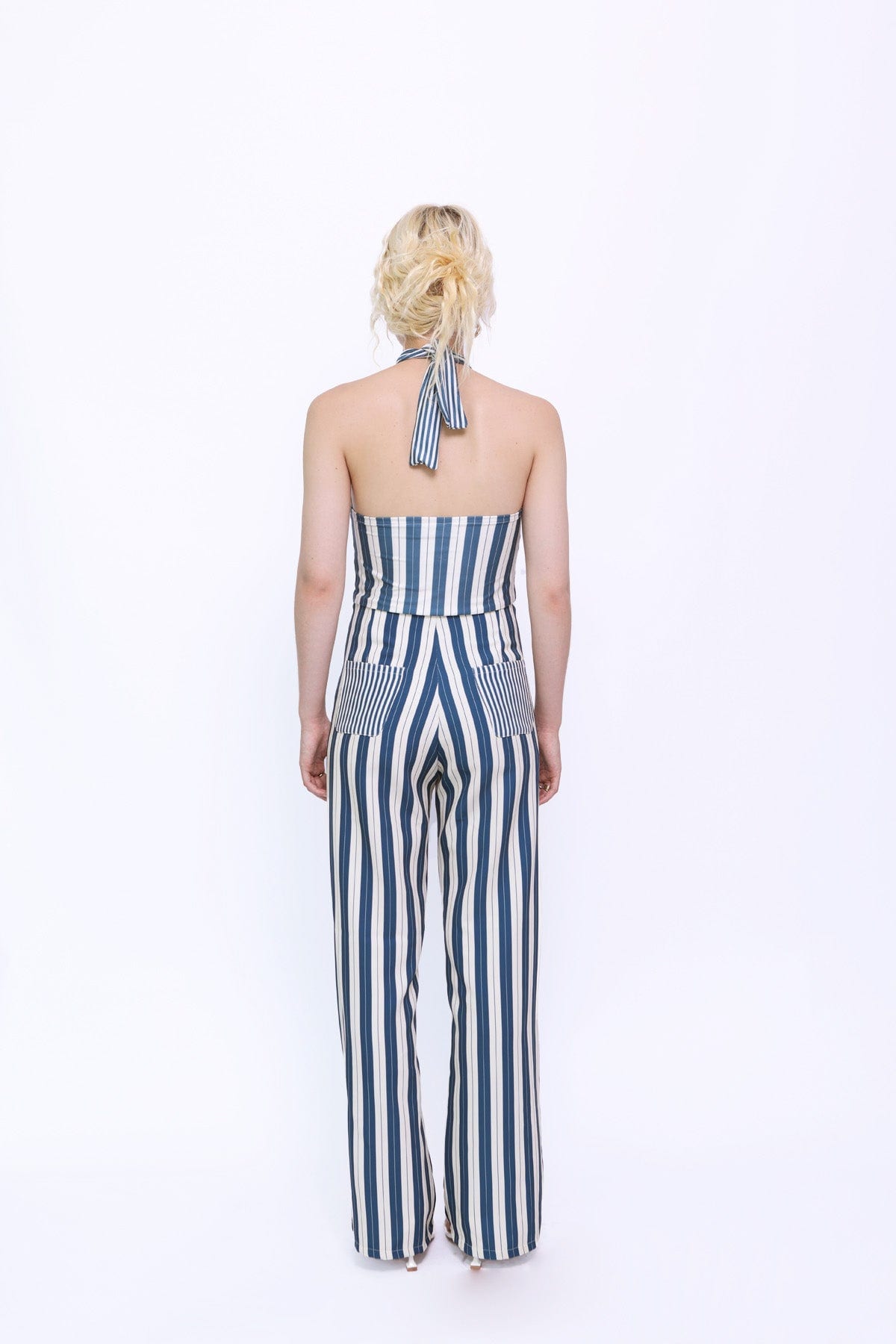 Halter Top in Midnight Stripes - imagen 2