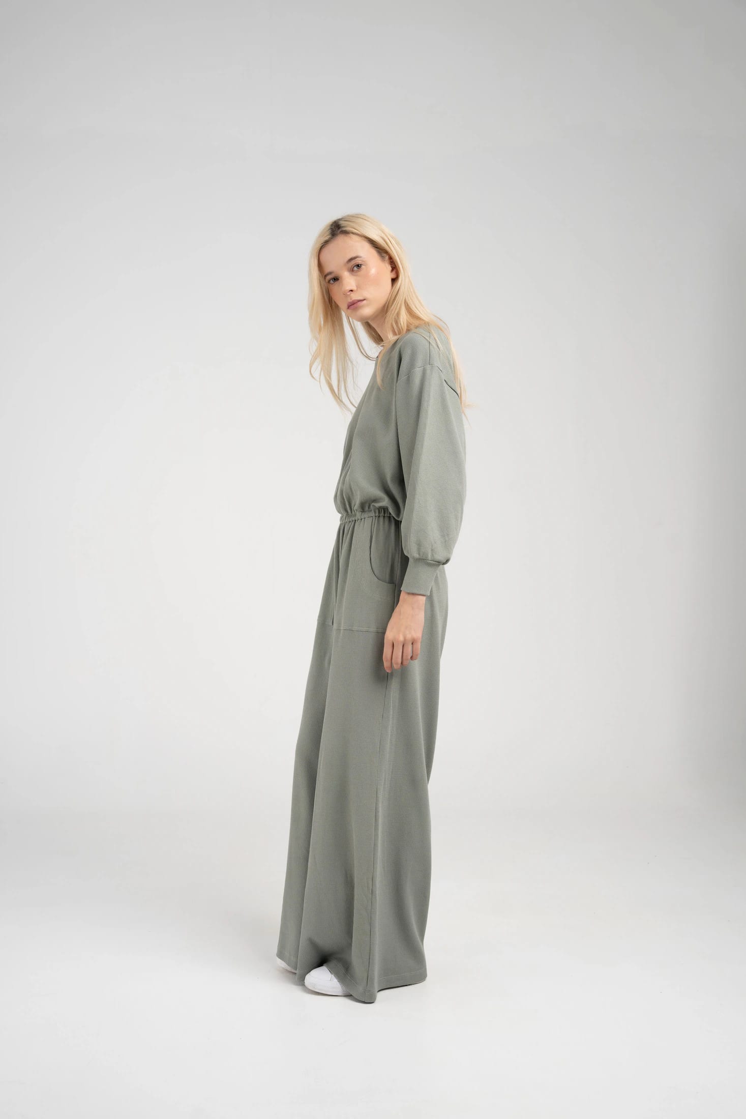 Organic Waffle Jumpsuit - imagen 2