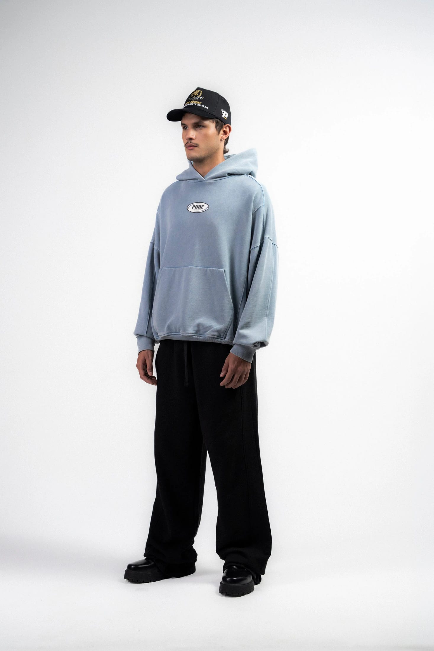 Overdrive Washed Blue Hoodie - imagen 4