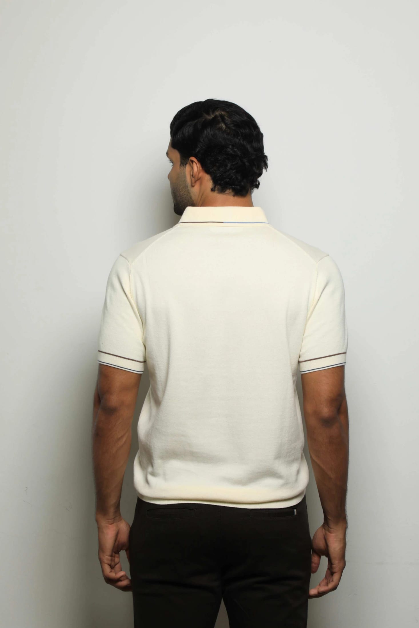 Suéter Tejido Fashion Crema/Bolsillo - imagen 5