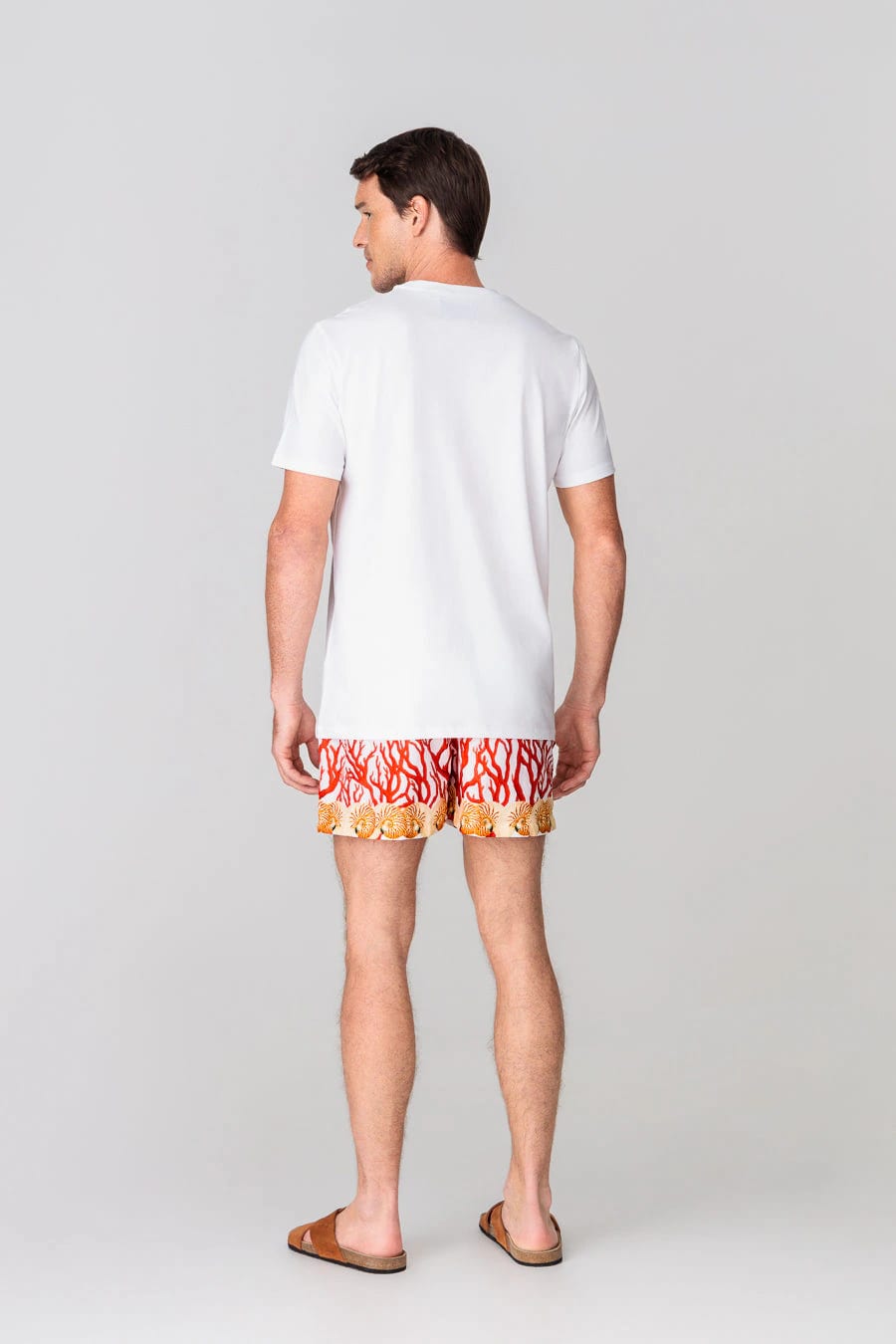 Men's cotton t-shirt pocket atlantis white - imagen 2