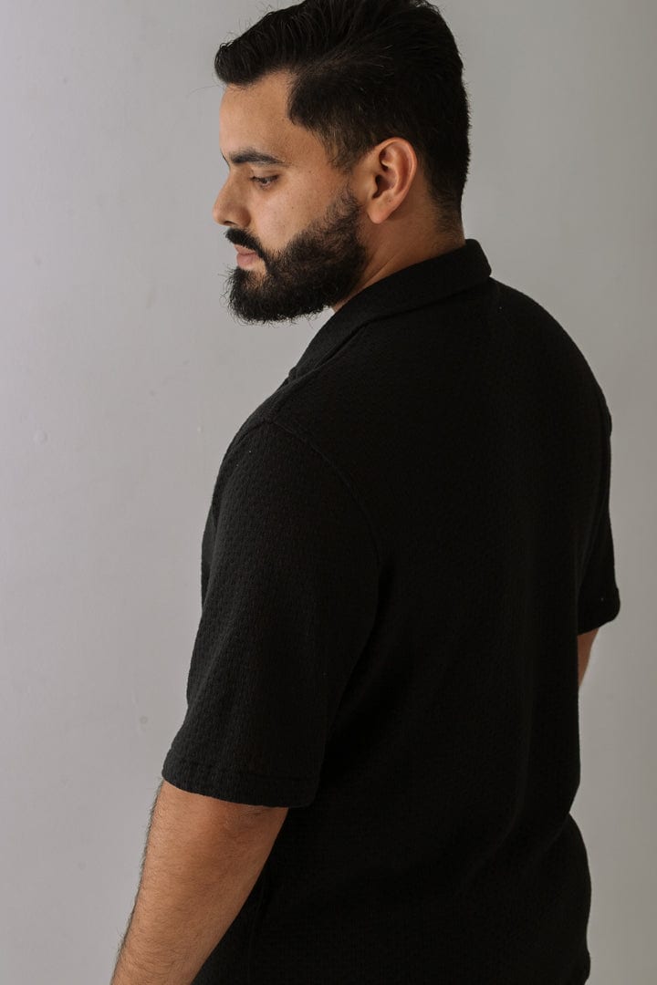 Camisa tejida negra - imagen 6