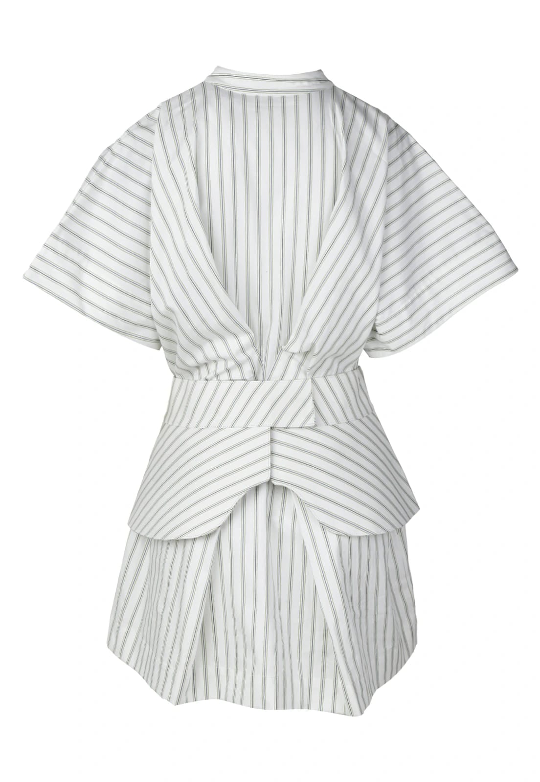 STRIPED SHIRT MINI DRESS - imagen 3