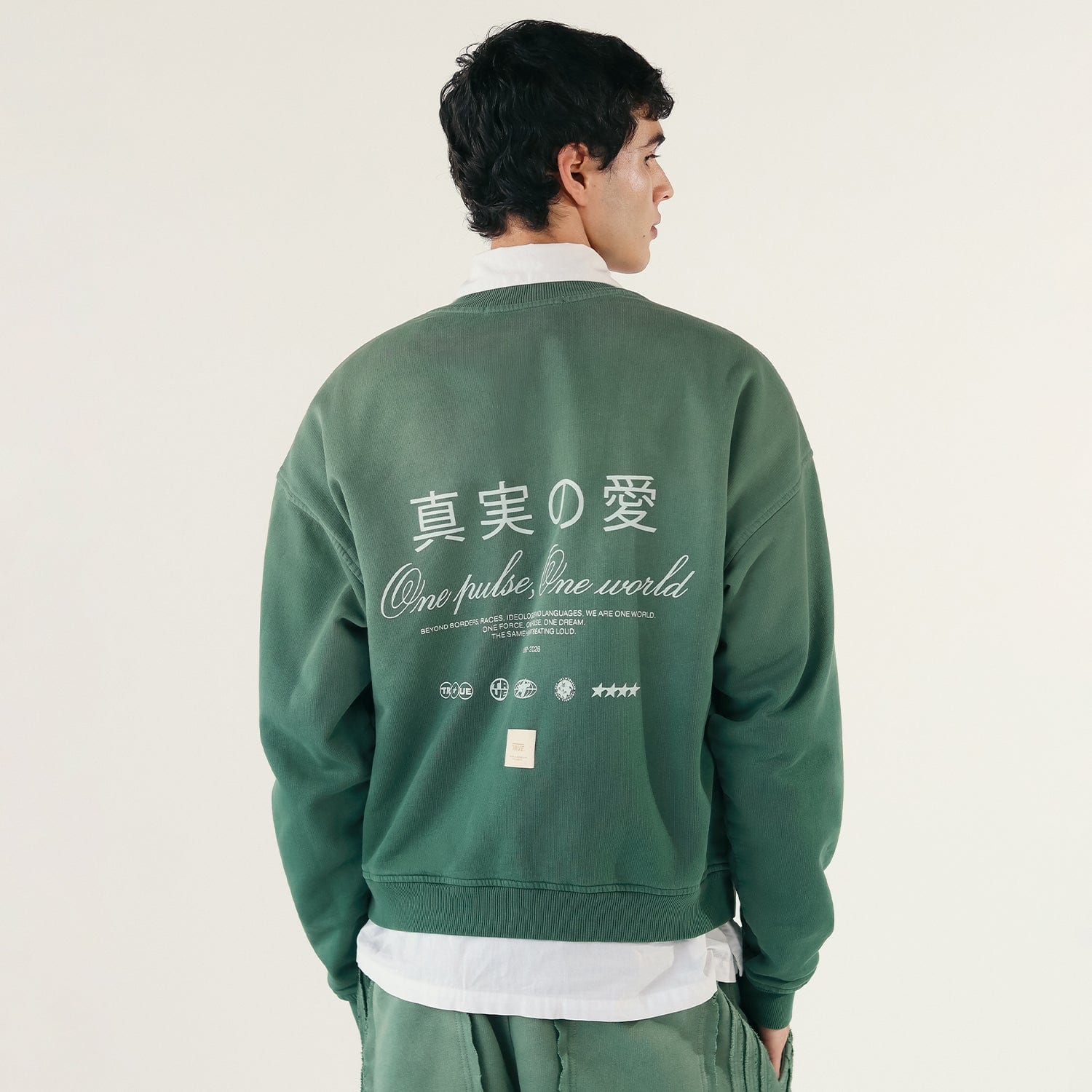 One Pulse Crewneck - Gradient Green - imagen 2