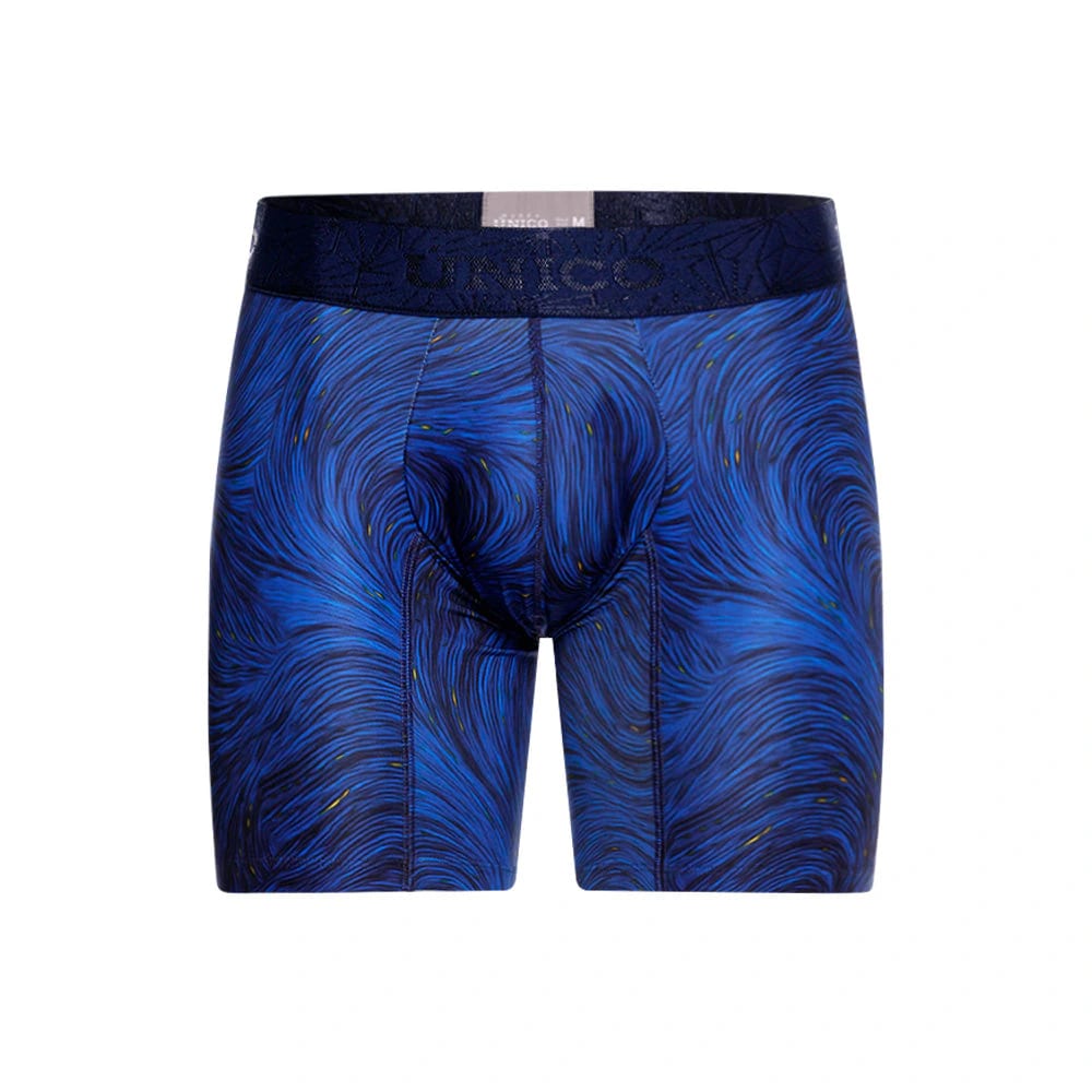 BOXER MEDIO ONDULANTE AZUL - imagen 1