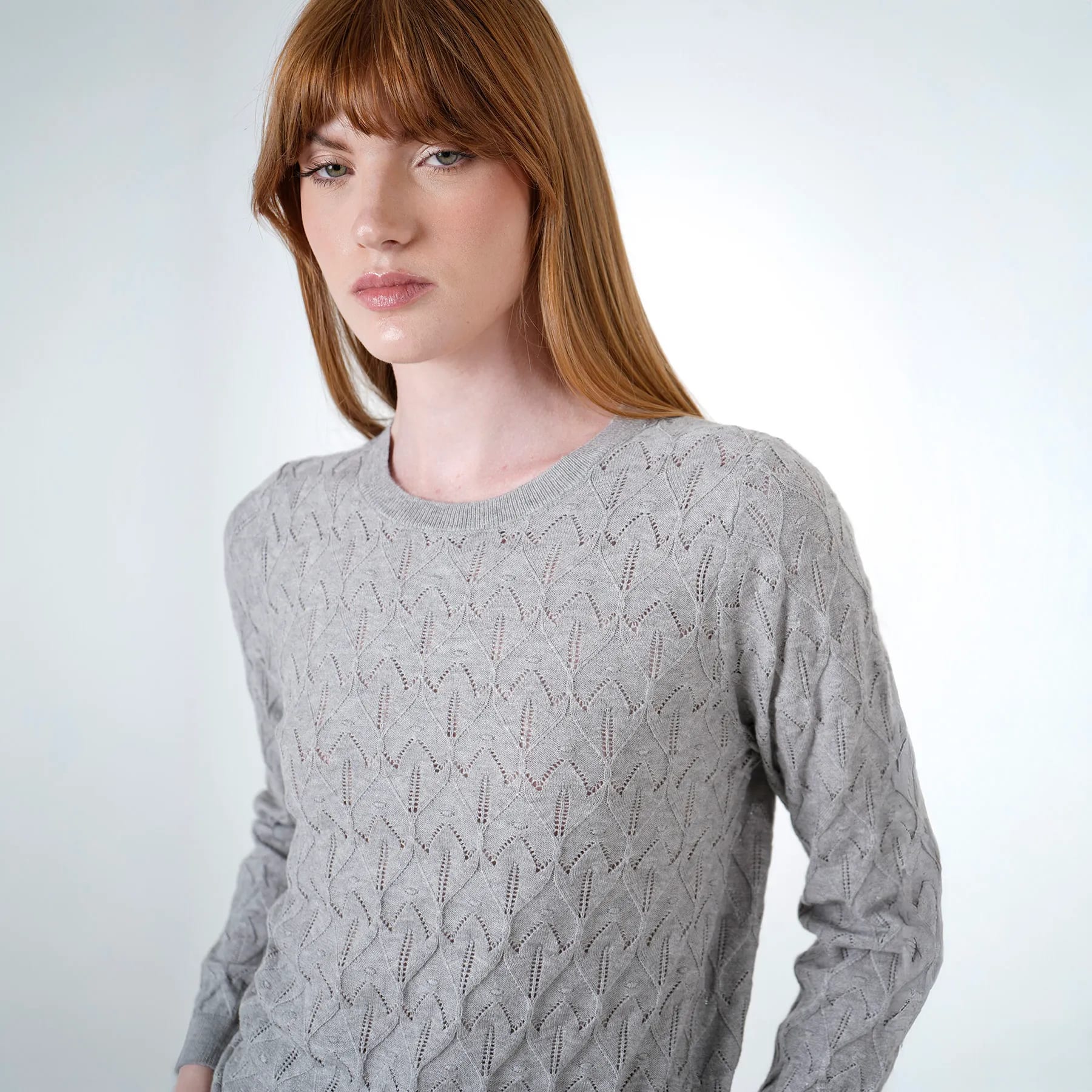 Sweater Cuello V Manga Larga - imagen 4