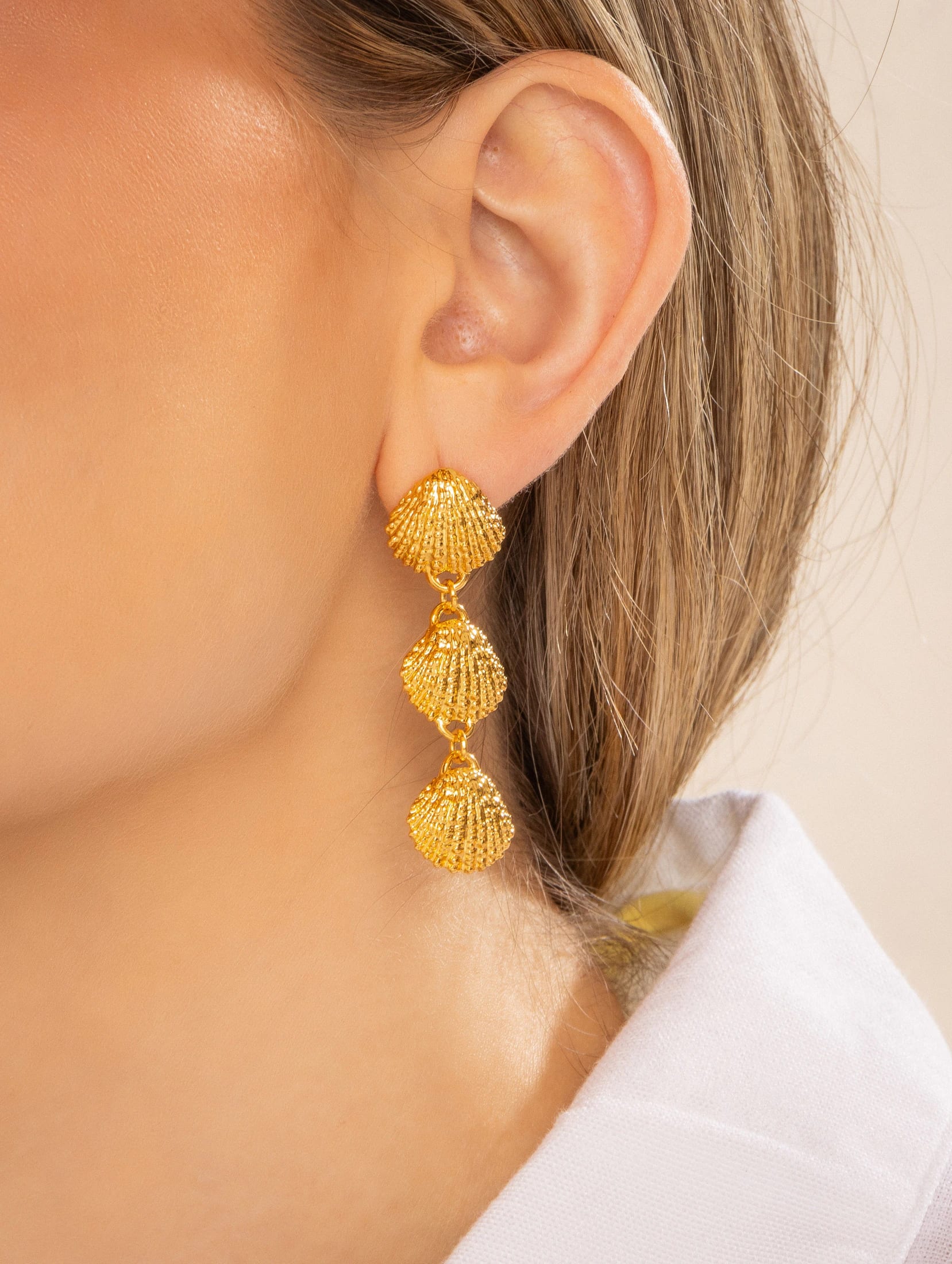 Maxi Aretes Concha Largo - imagen 5