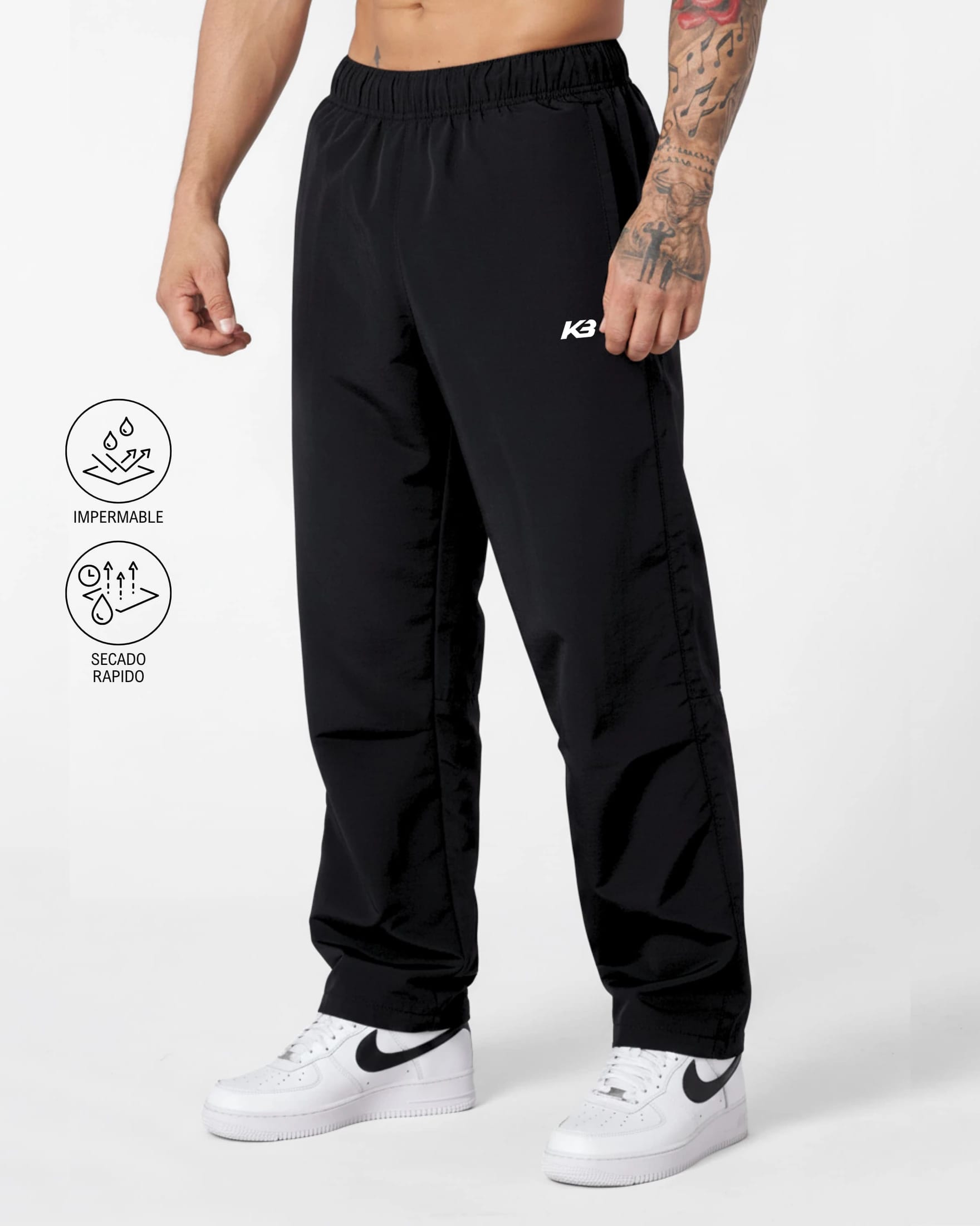 Jogger Caída Recta Tela Impermeable | KBMEN RF.0273 - imagen 1
