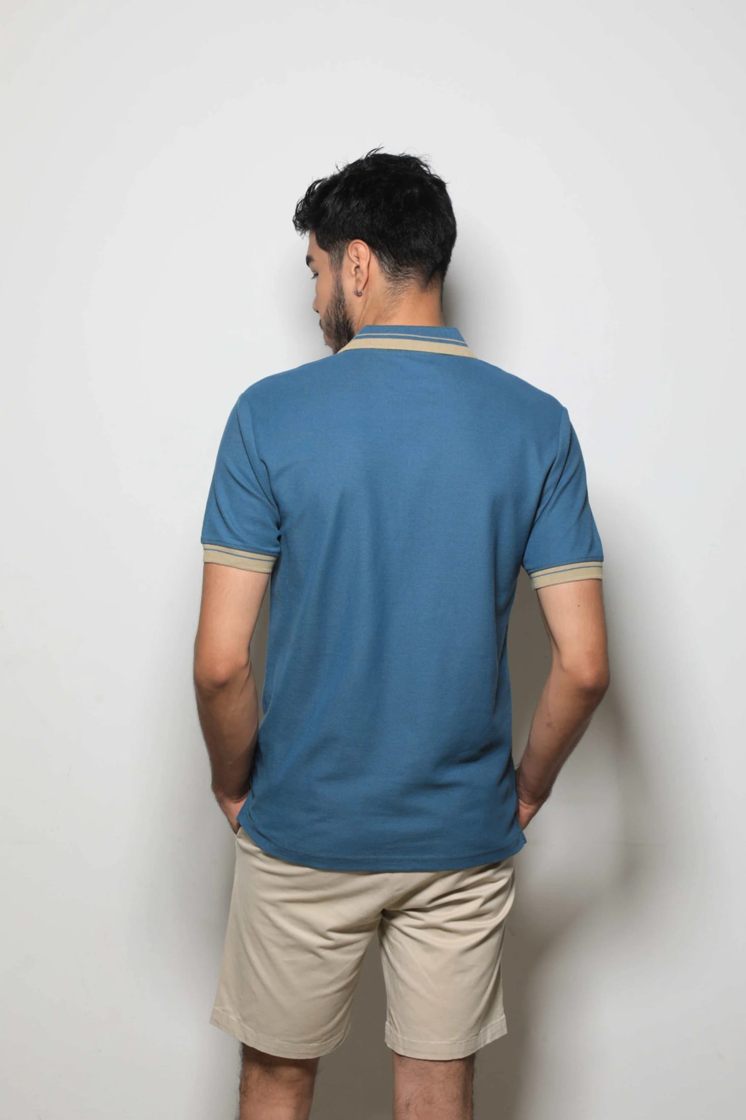 Polo Básica Azul Acero - imagen 4