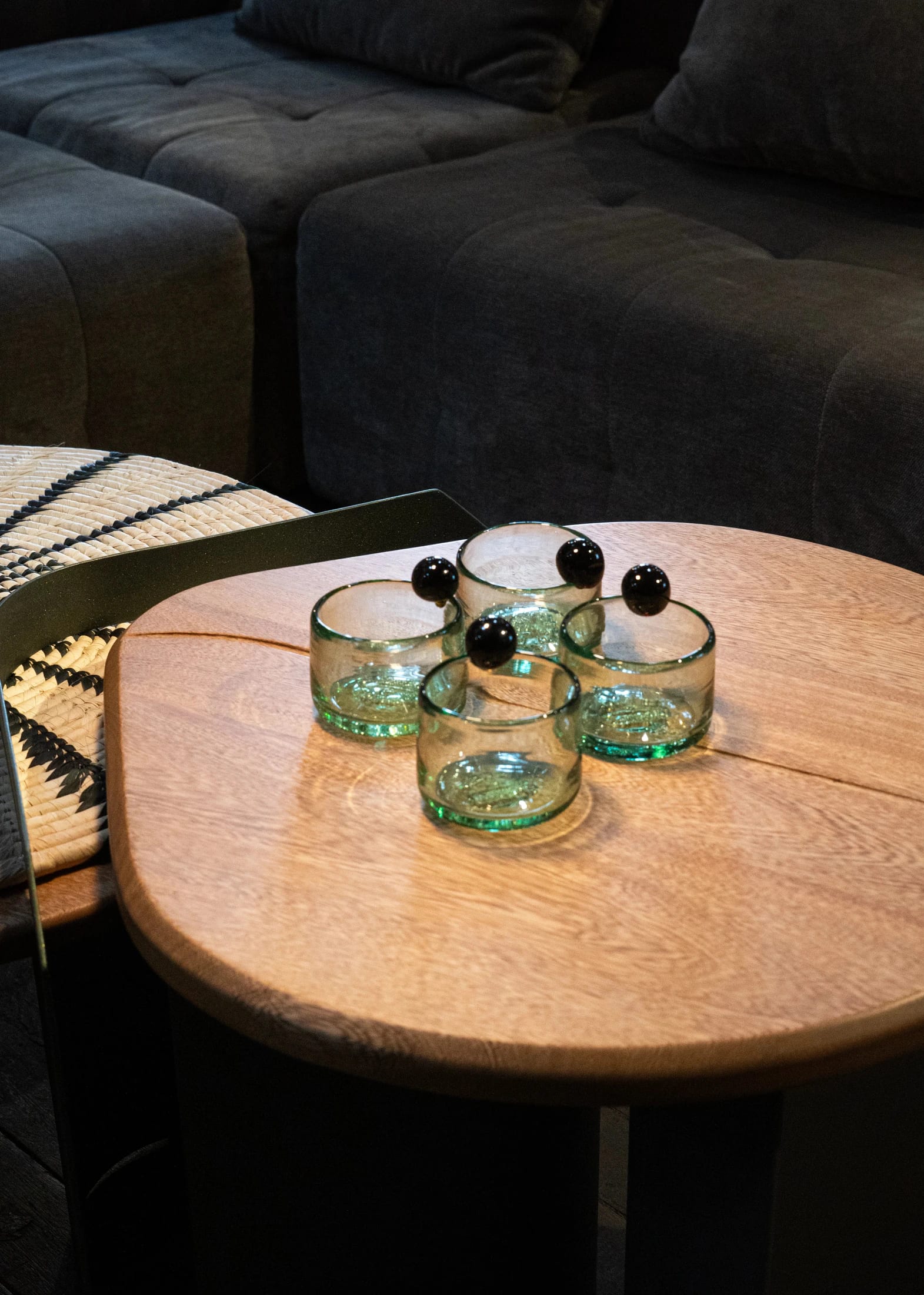 OLIVE GLASSES SET OF 4 - imagen 2