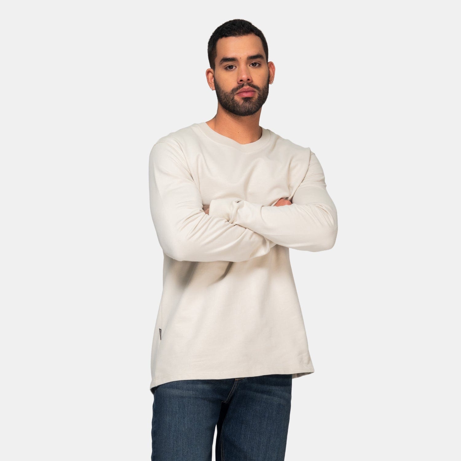 Long Sleeve Essential Beige - imagen 4