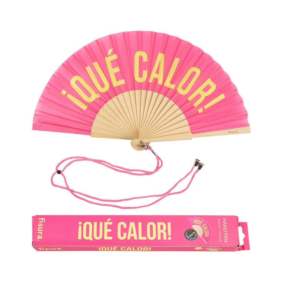 Abanico Que Calor Rosado - imagen 1