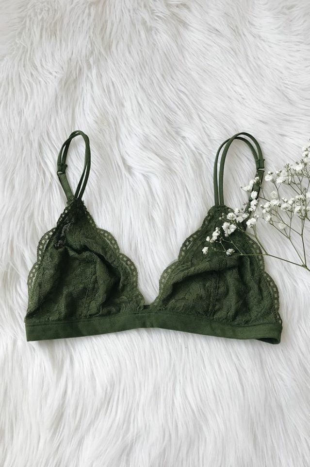 Lace Triangle Bralette - imagen 27