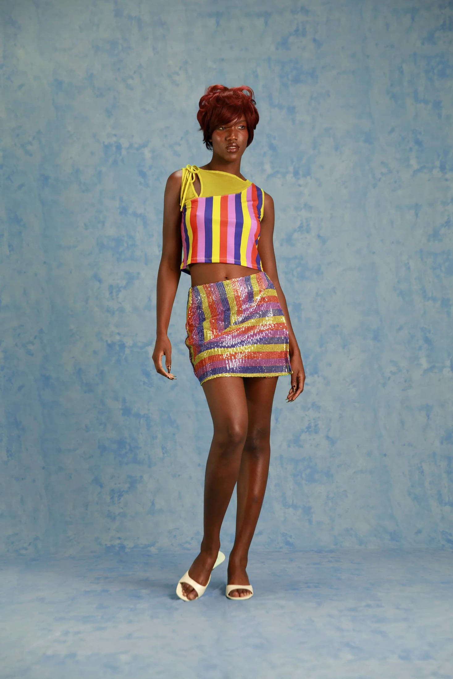 MAGDALENA STRIPE SKIRT - imagen 2