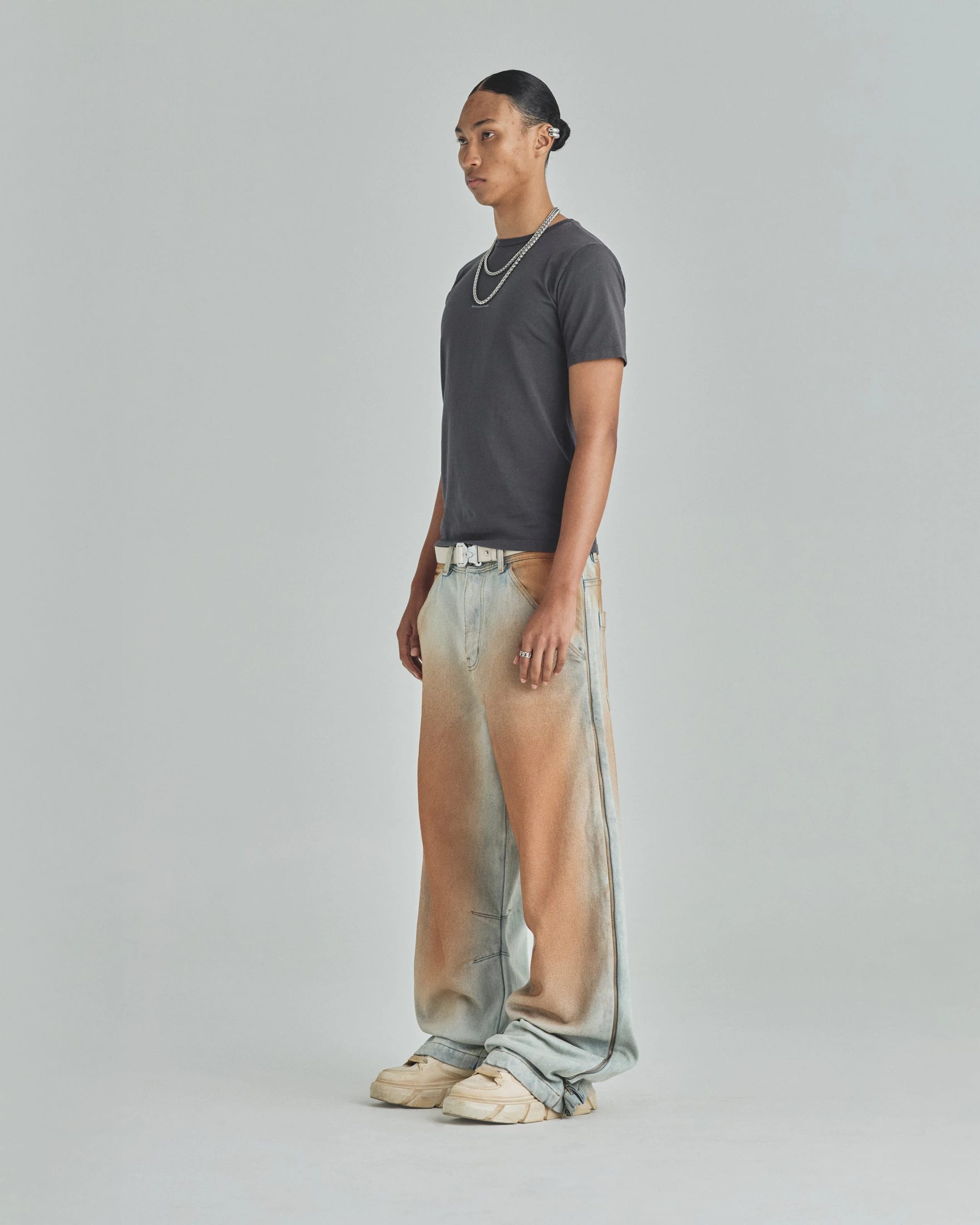 Basics Undergold Studio Ultra Slim Fit Tshirt Vintage Gray - imagen 5