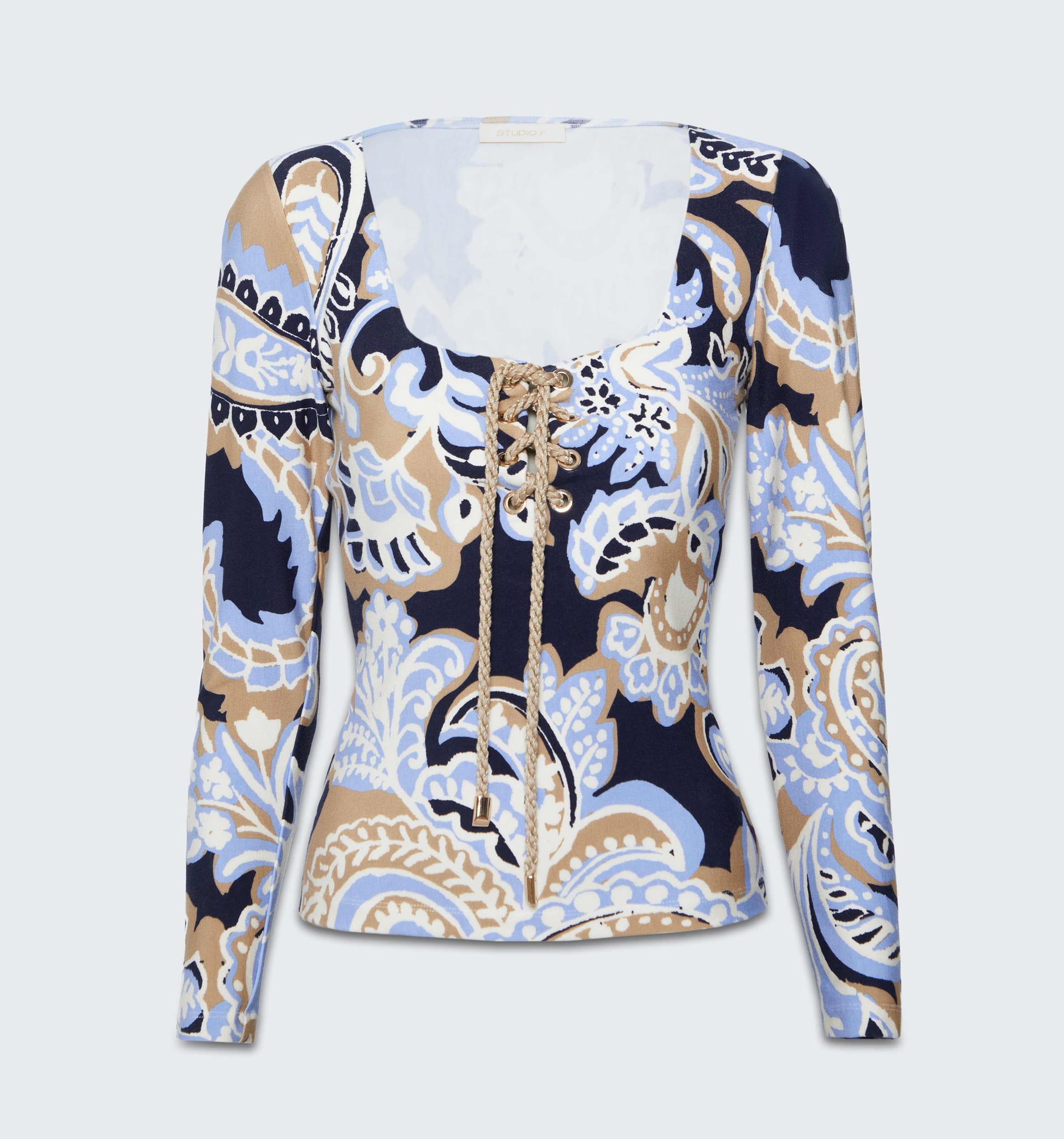 Blusa  escote cuadrado - imagen 5