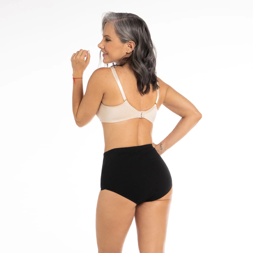 Panti clasico alto de algodon - imagen 2