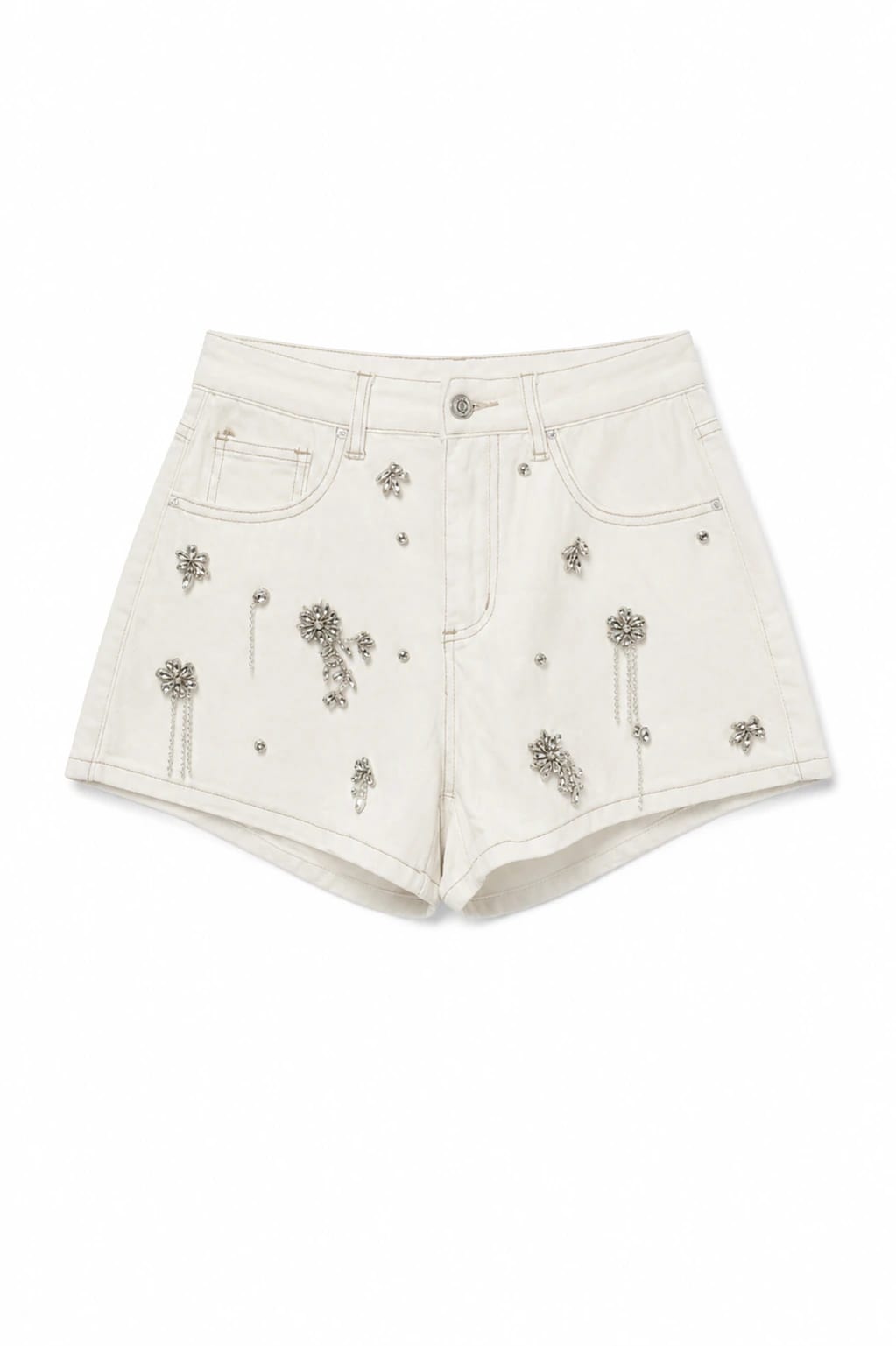 WHITE CRYSTAL SHORT - imagen 1