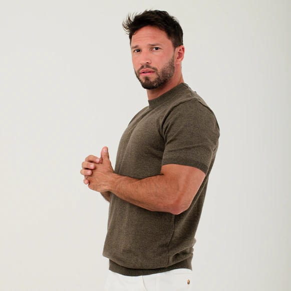T-SHIRT BASICO TEJIDO HOMBRE - imagen 16