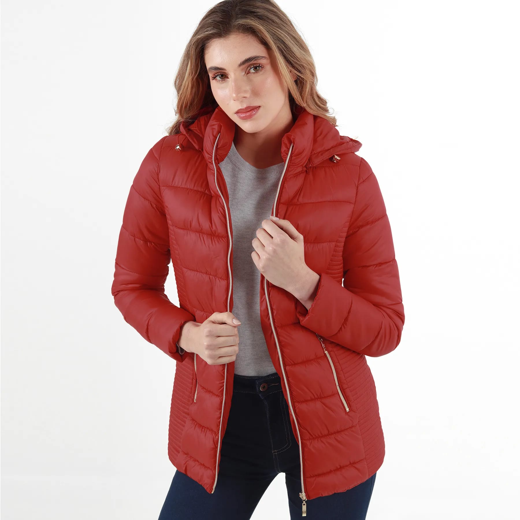 Chaqueta Acolchada Roja - imagen 3