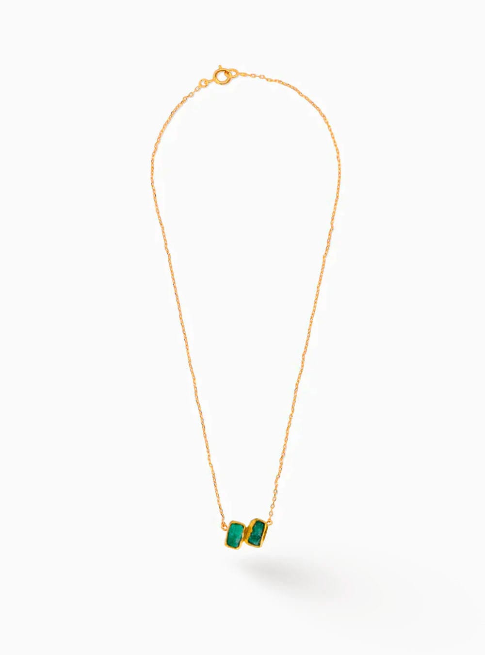 Maya 2 Stone Necklace - imagen 1