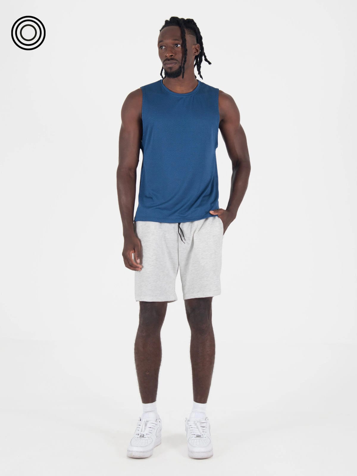camisilla hombre panal azul rey - imagen 4