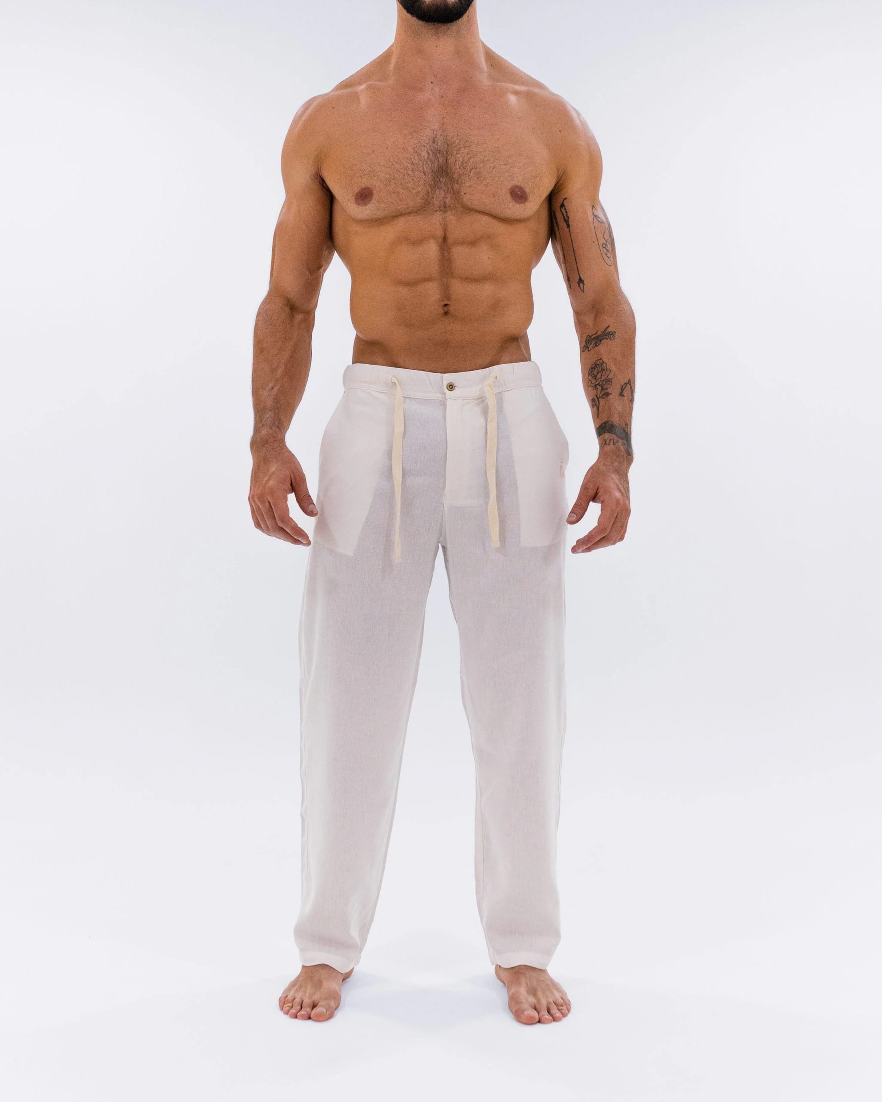 Pantalón Lino Ivory - imagen 5