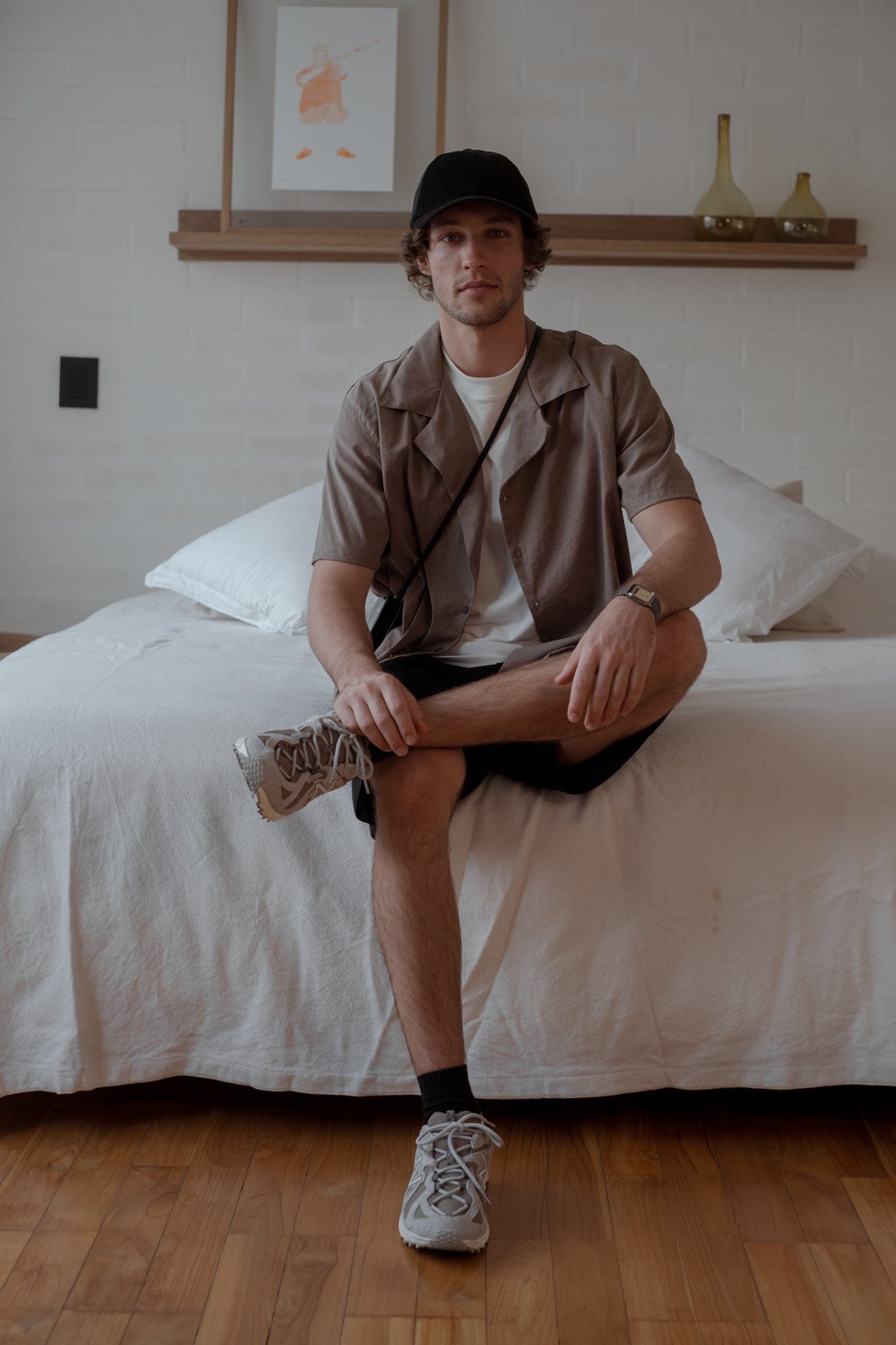 MEN KNIT SHORT - BLACK - imagen 16