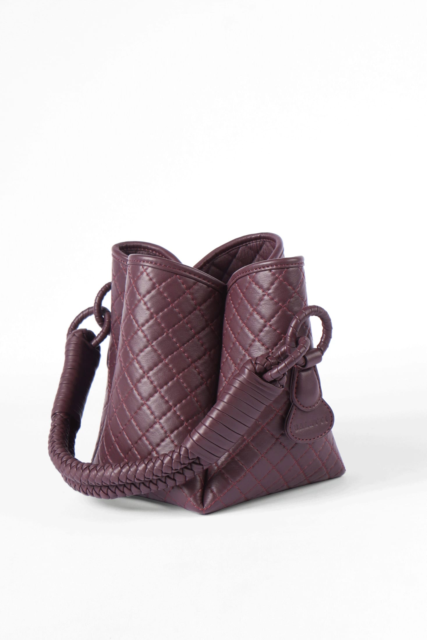Tulip Mini Bucket Bag, Burgundy - imagen 4