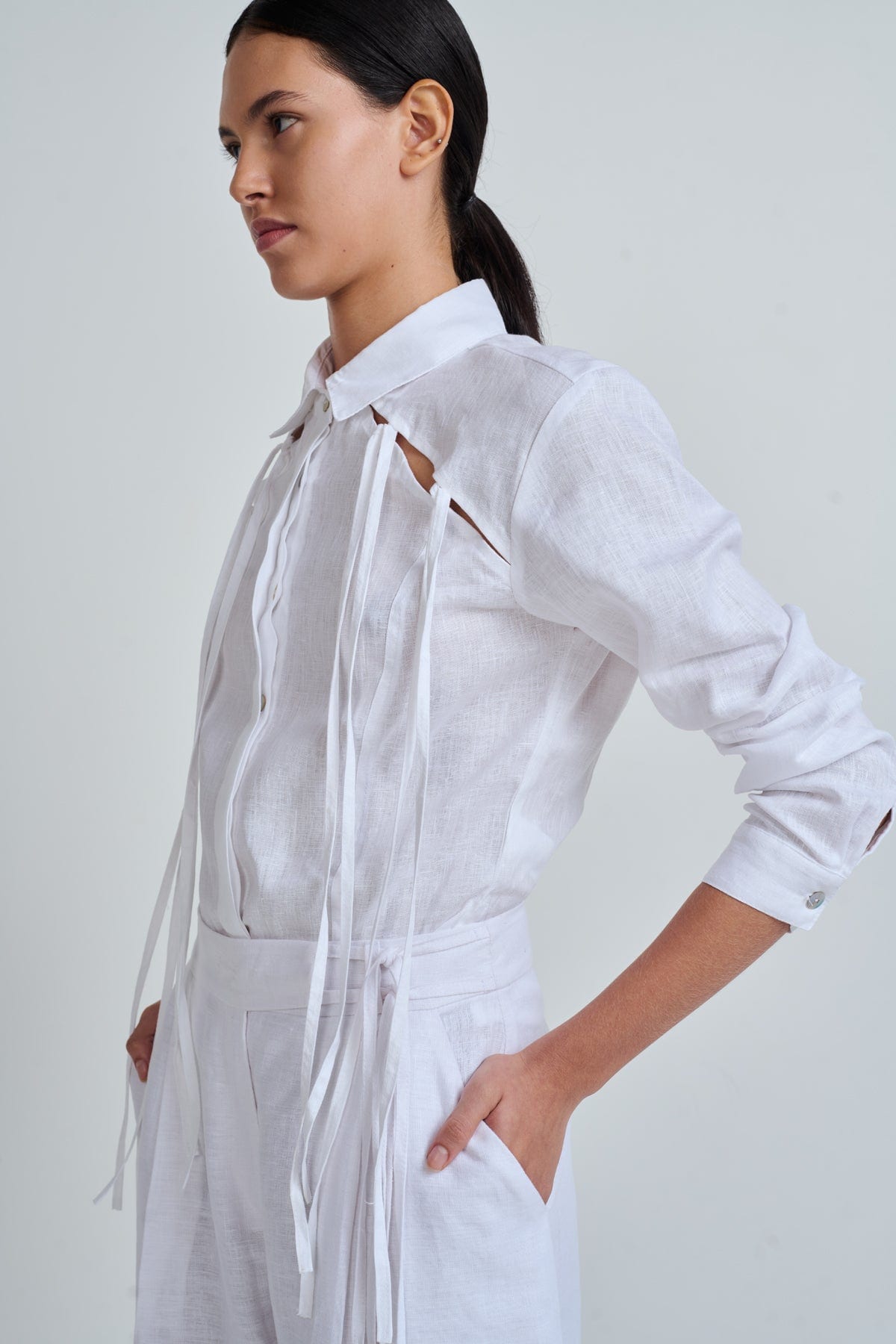 GABY SHIRT WHITE - imagen 3