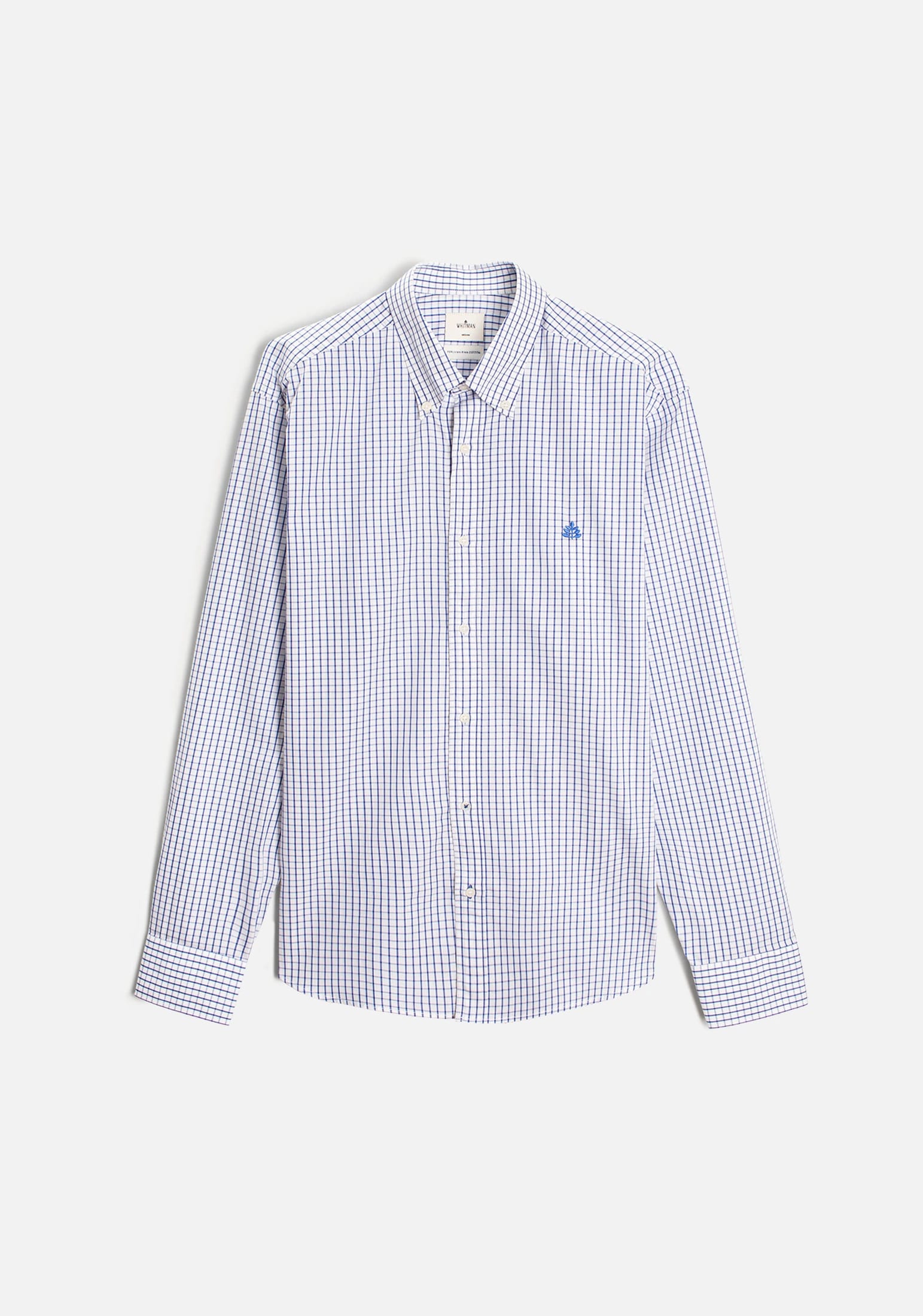 Camisa H CBD Cuadros Grd L-Azl Azul Osc - imagen 1