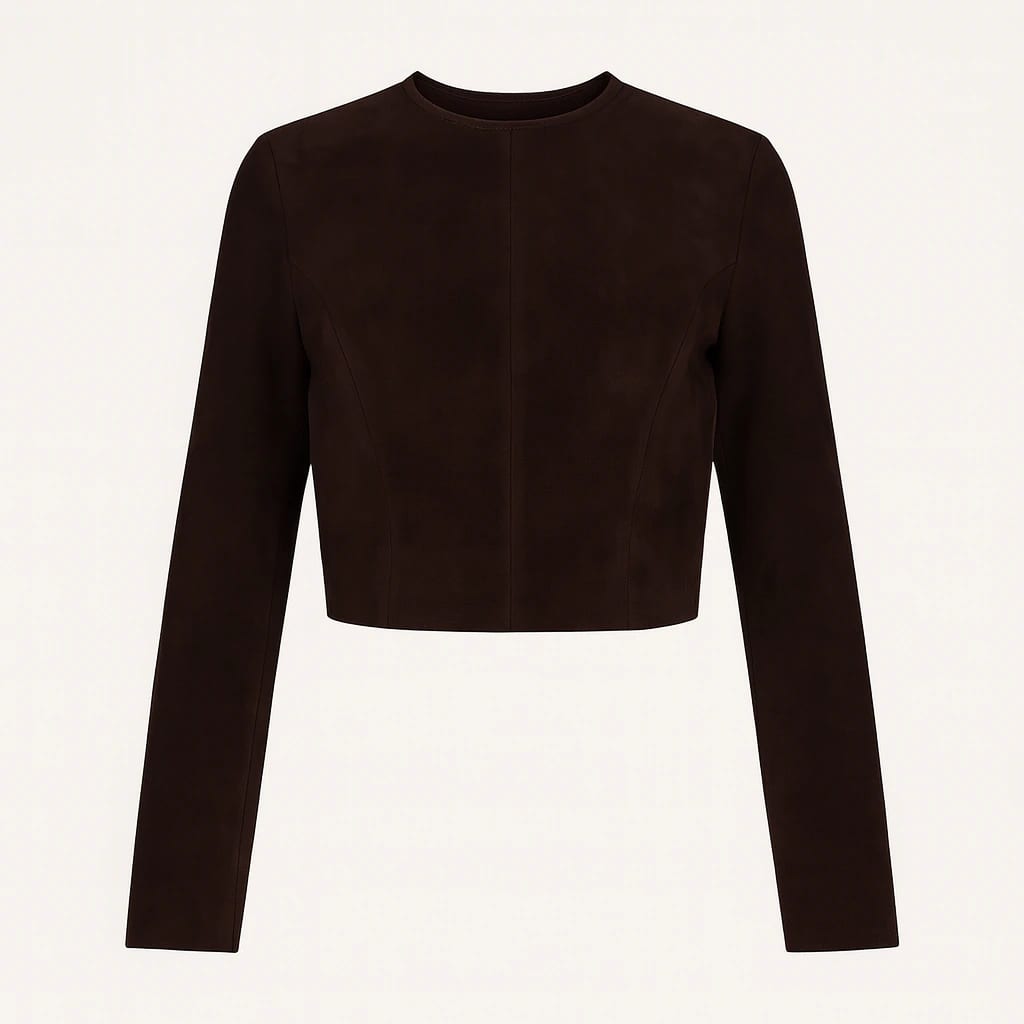 ZIAN SUEDE TOP - imagen 1