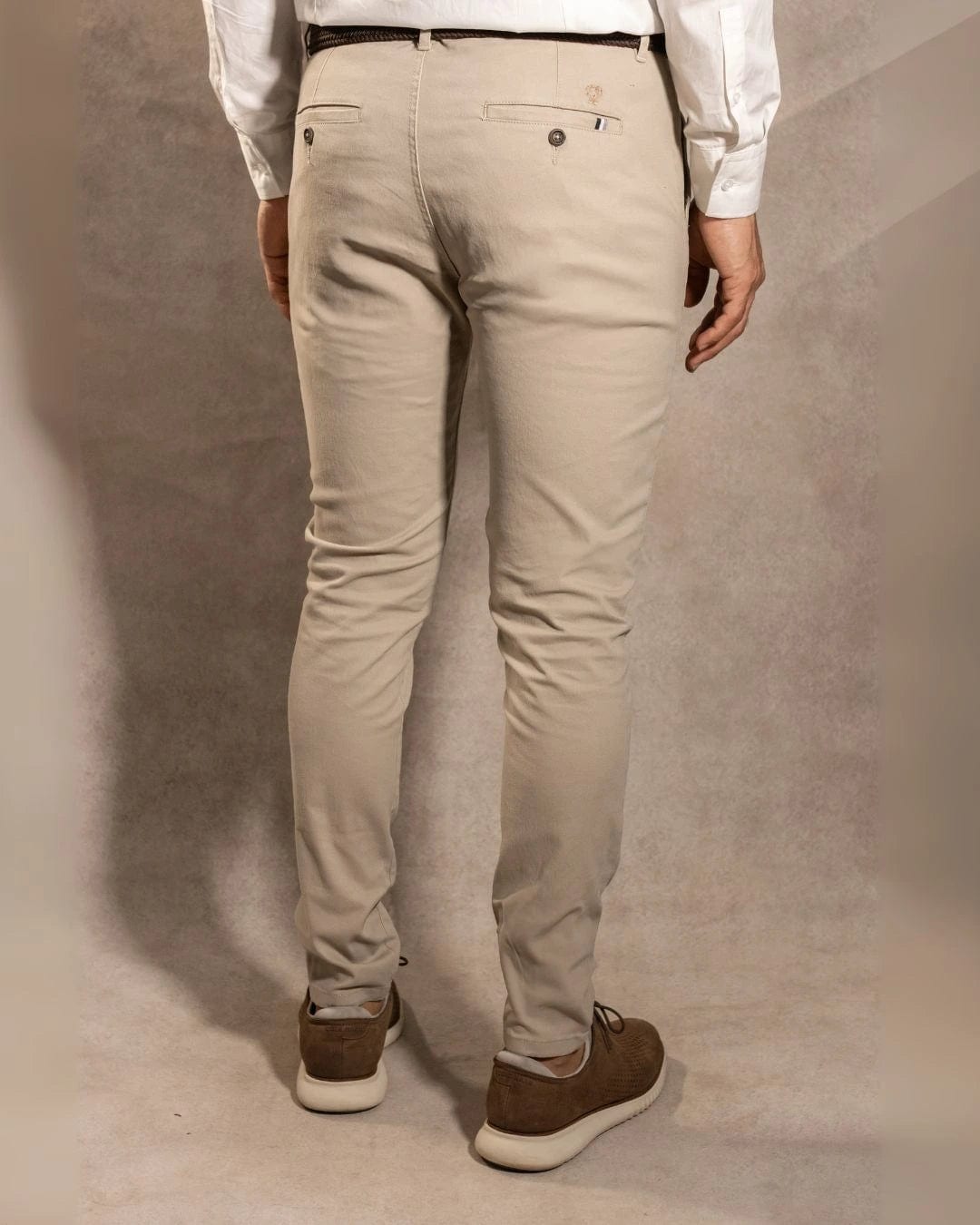 Pantalon Elastico Taupe - Talla Regular - imagen 5