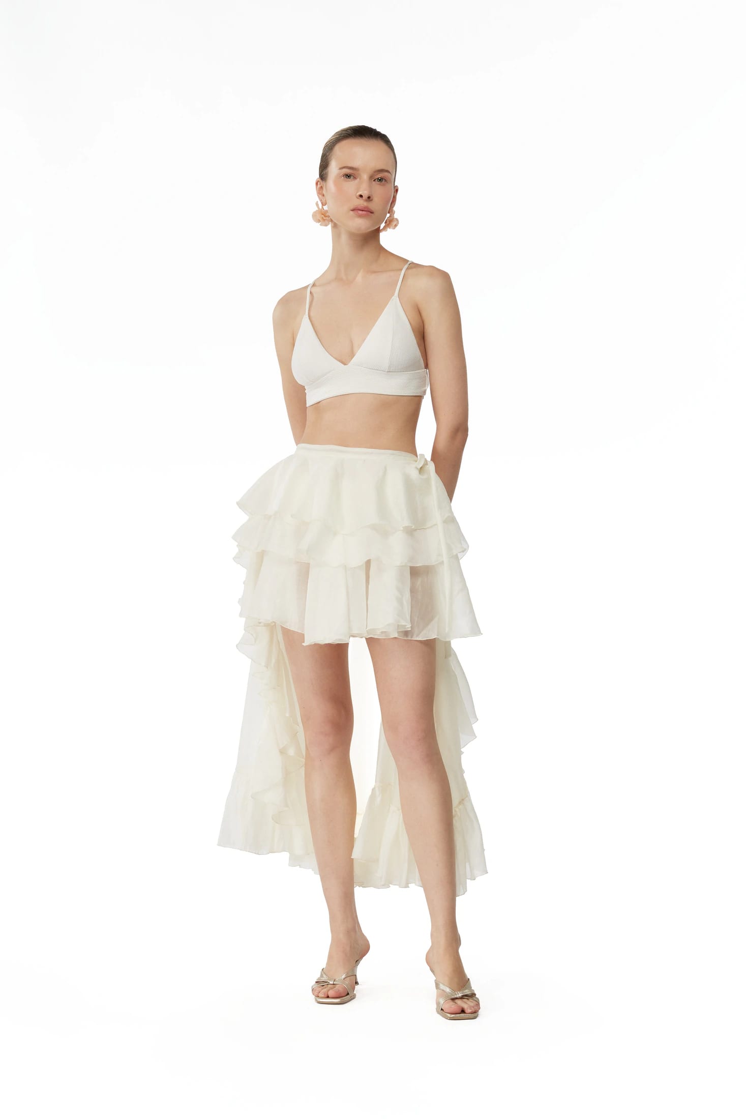 SIROCCO WRAP SKIRT CREAM - imagen 2