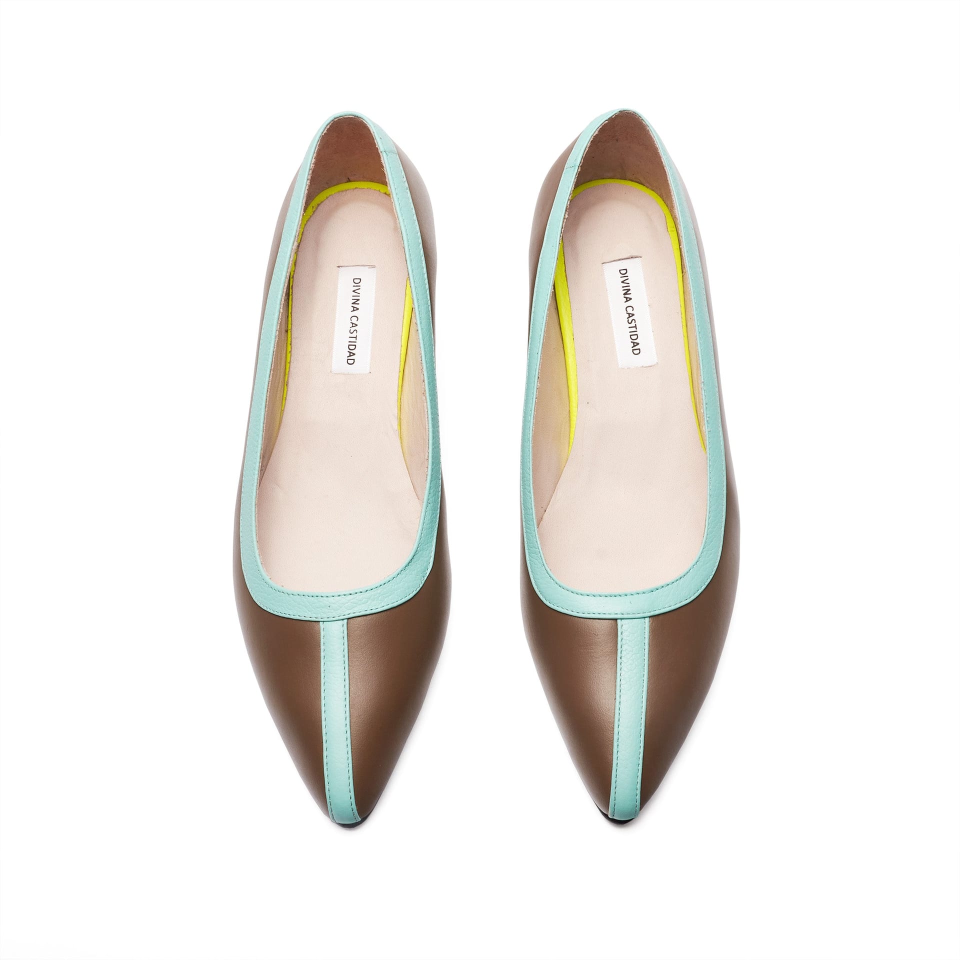 Midi Heels - Taupe x Sky Blue - imagen 5